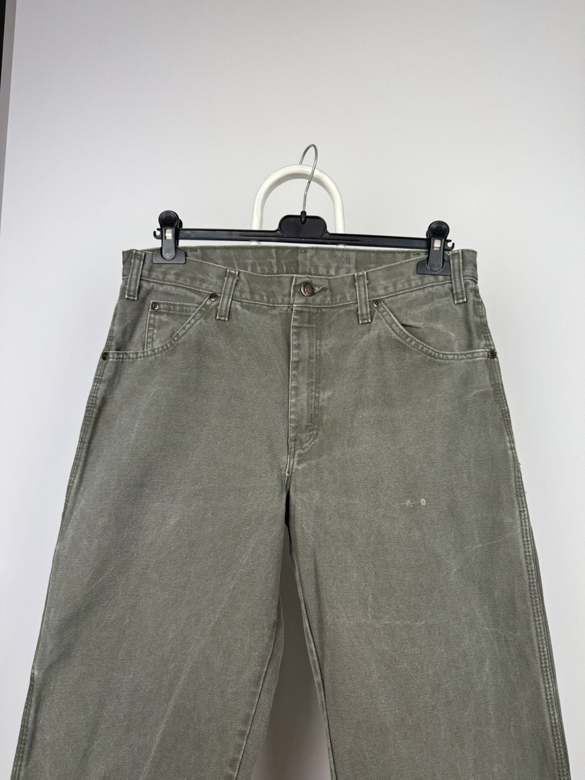 Carhartt × Dickies × Vintage Vintage faded earth tone green baggy fit dickies pants hype Size US 31 - 8 Thumbnail