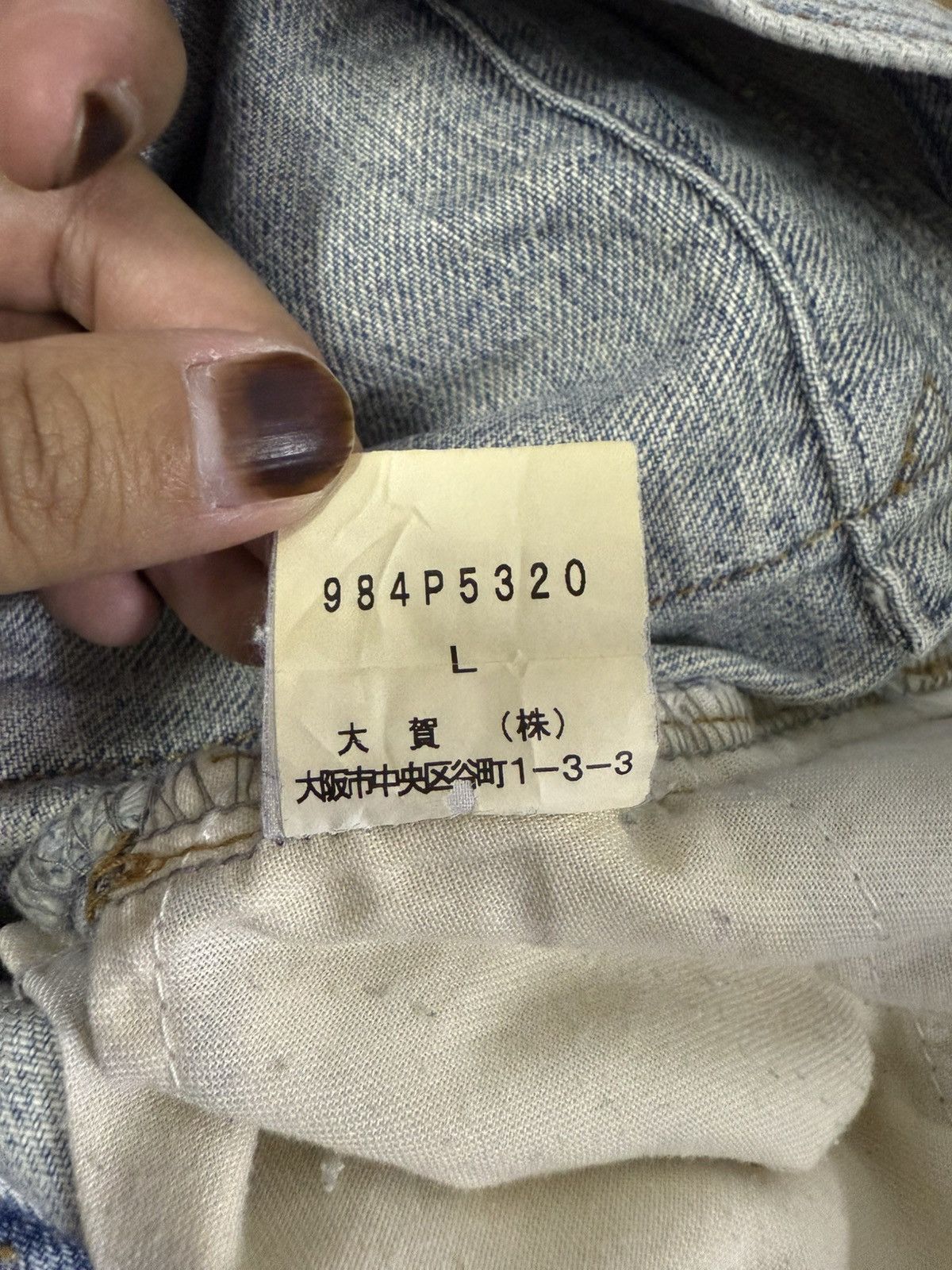 Morgan Homme Flared Jeans Japan Morgan Homme Faded Nice Design Denim Size US 29 - 25 Thumbnail