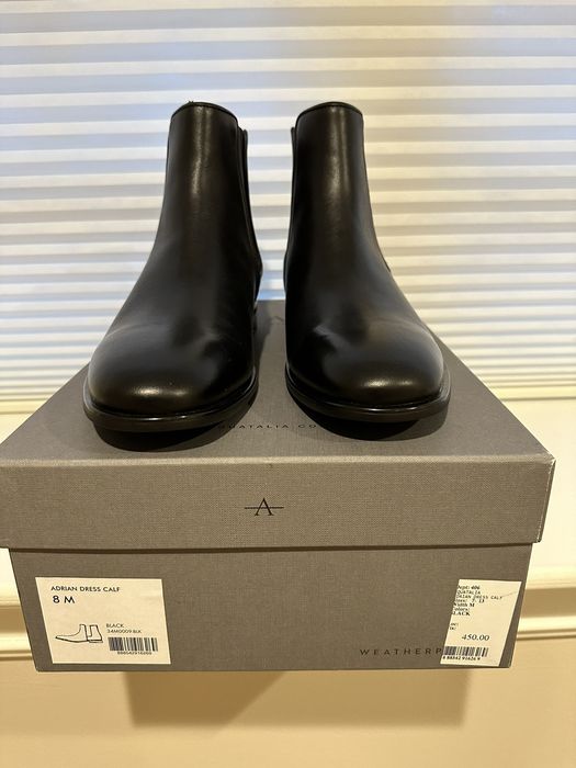 Aquatalia Aquatalia Adrian Black Leather Chelsea Boot Grailed