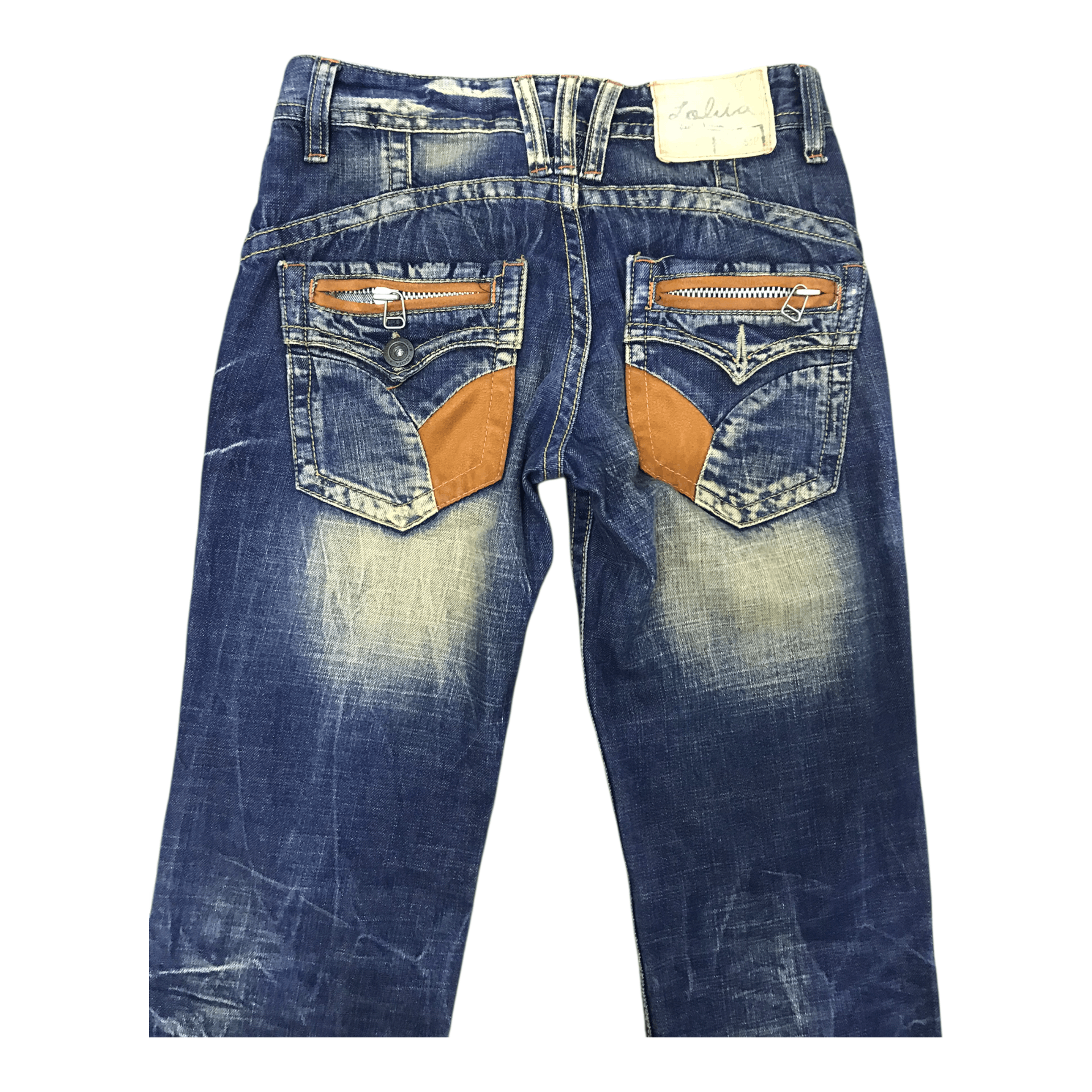 If Six Was Nine × Le Grande Bleu (L.G.B.) × Tornado Mart Flare Lolita Denim Pant Size US 32 / EU 48 - 4 Thumbnail