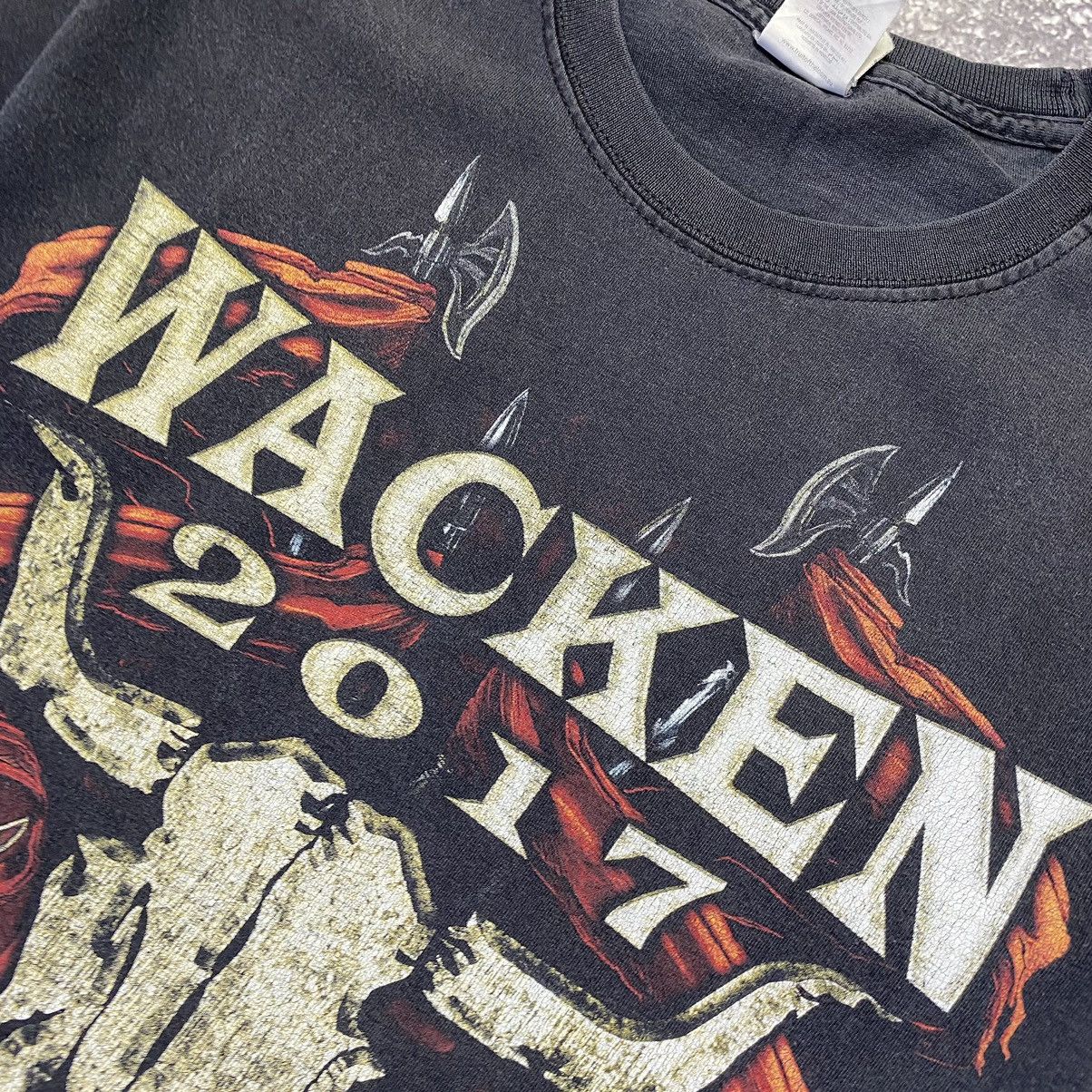 Band Tees Vintage Wacken 2017 Festival All Rock Group tee Size US S / EU 44-46 / 1 - 4 Thumbnail