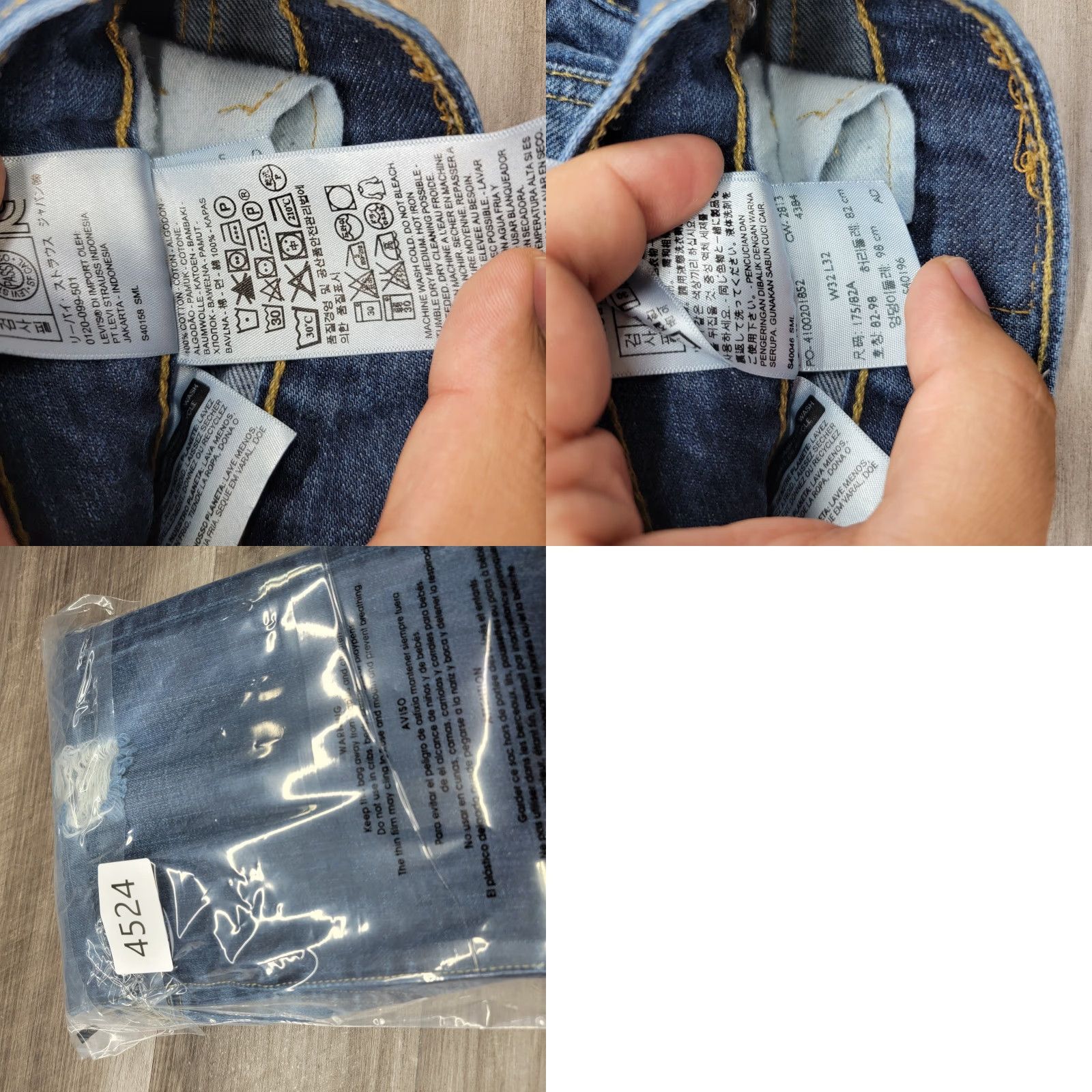 Levi's Levi's Jeans Mens 32x32 Blue 501 XX Denim Straight Medium Wash Distressed 5-Pocket USA Slim Regular Mens Size US 32 / EU 48 - 11 Thumbnail