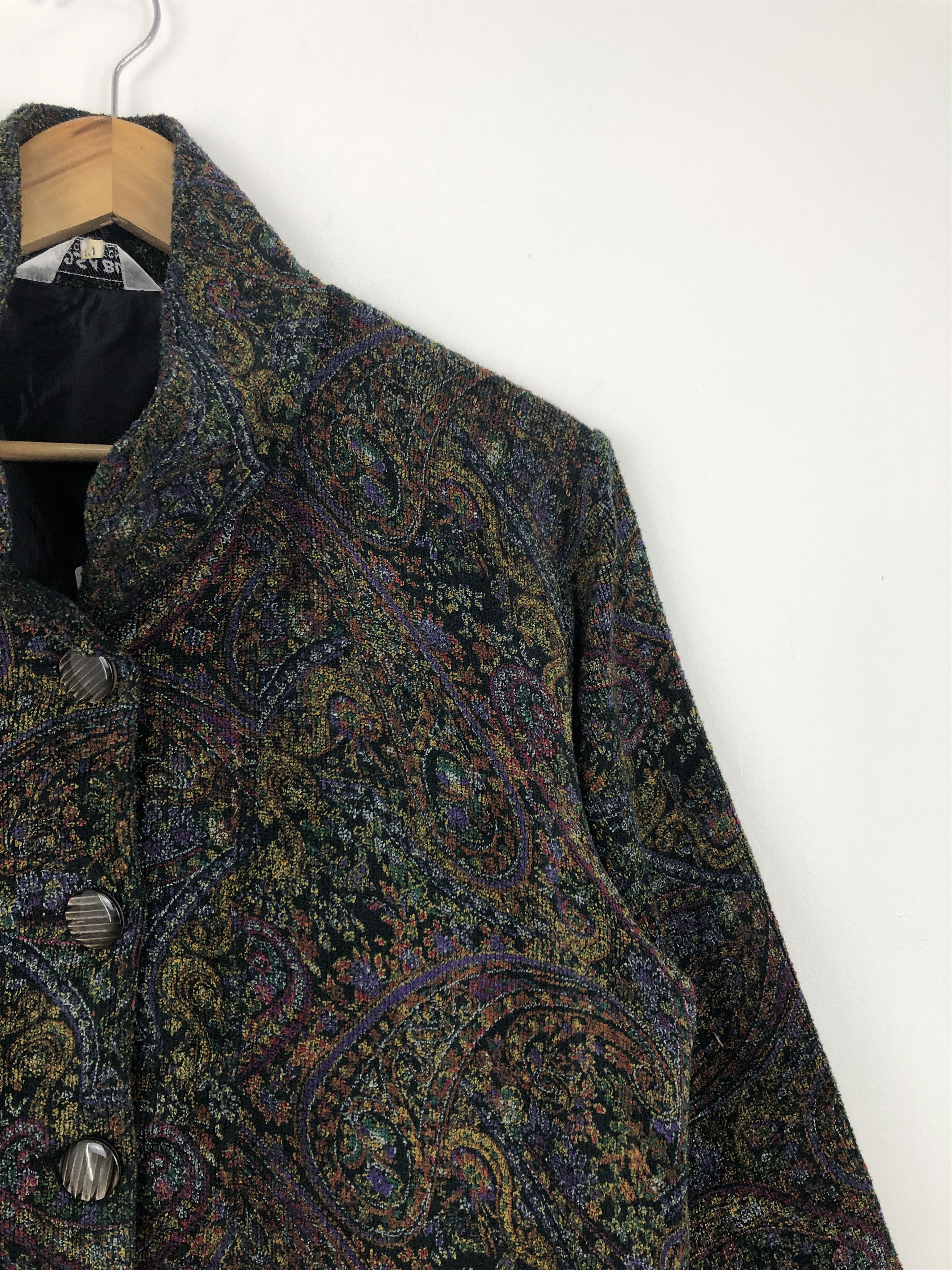 Japanese Brand Vintage Japanese Brand Paisley Button Up Jacket MJ0010 Size US M / EU 48-50 / 2 - 8 Thumbnail