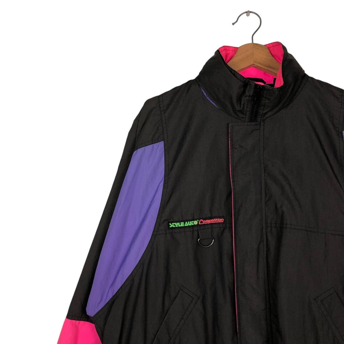 Japanese Brand 🔥VINTAGE BOMBER JACKET STYLE AUTO USA MULTI COLOUR Size US M / EU 48-50 / 2 - 9 Thumbnail