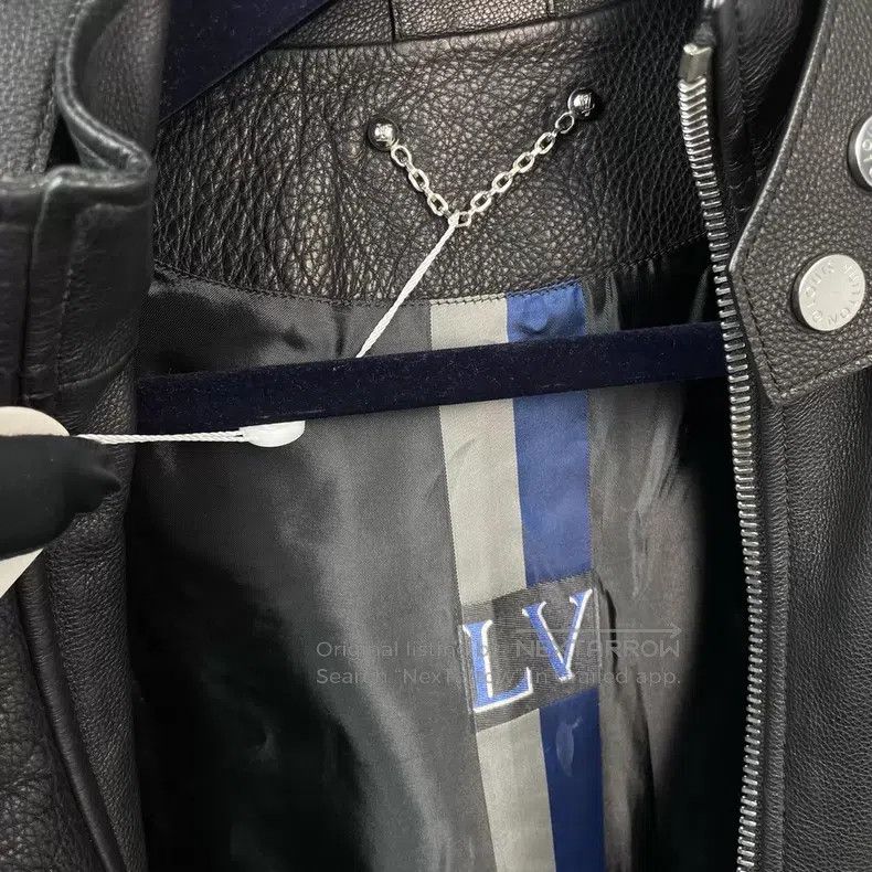 Louis Vuitton Louis Vuitton Black Show Leather Jacket Size US M / EU 48-50 / 2 - 5 Thumbnail