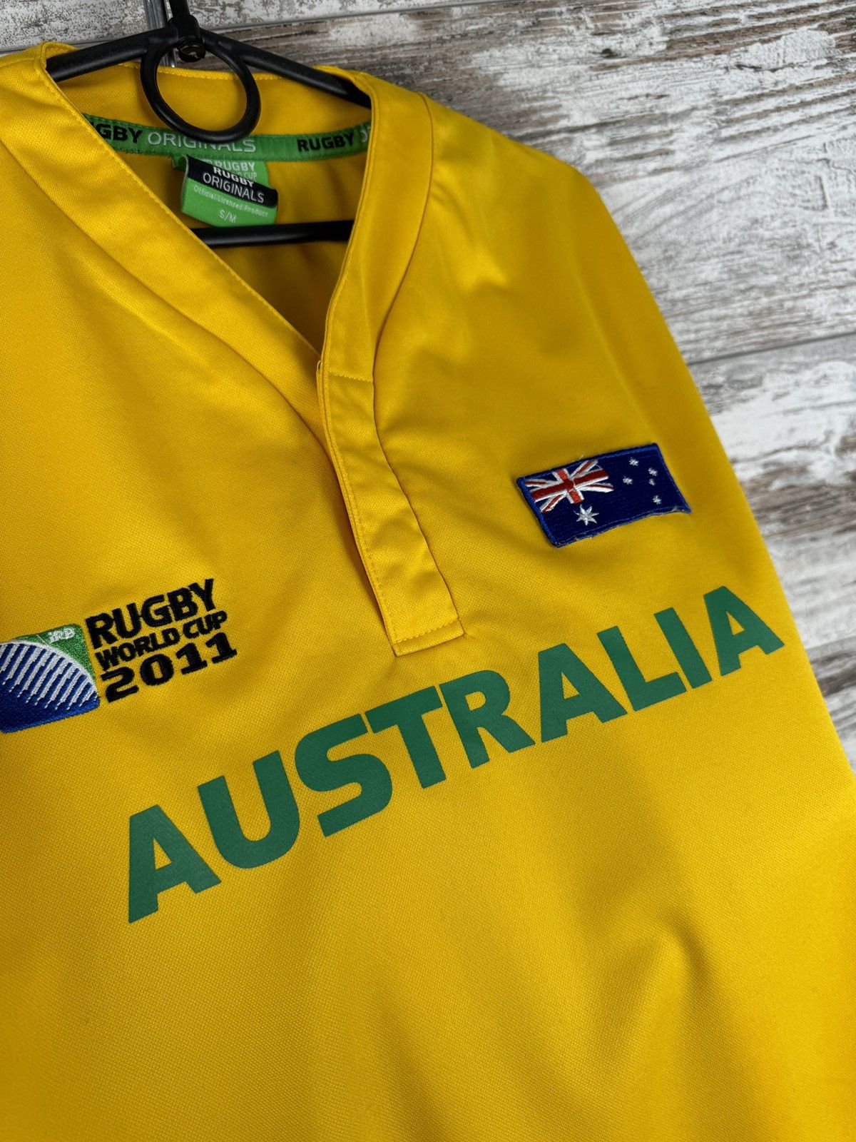 Vintage Mens Vintage Australia rugby longsleeve sweatshirt jersey Size US S / EU 44-46 / 1 - 7 Thumbnail
