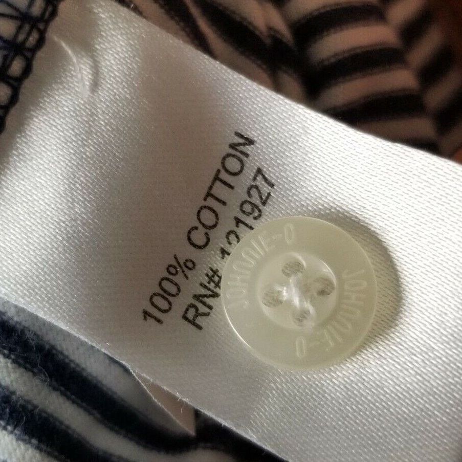 johnnie-O Johnnie-O Mens Striped Polo Shirt Size M Cotton Stretch Prep Size US M / EU 48-50 / 2 - 7 Thumbnail