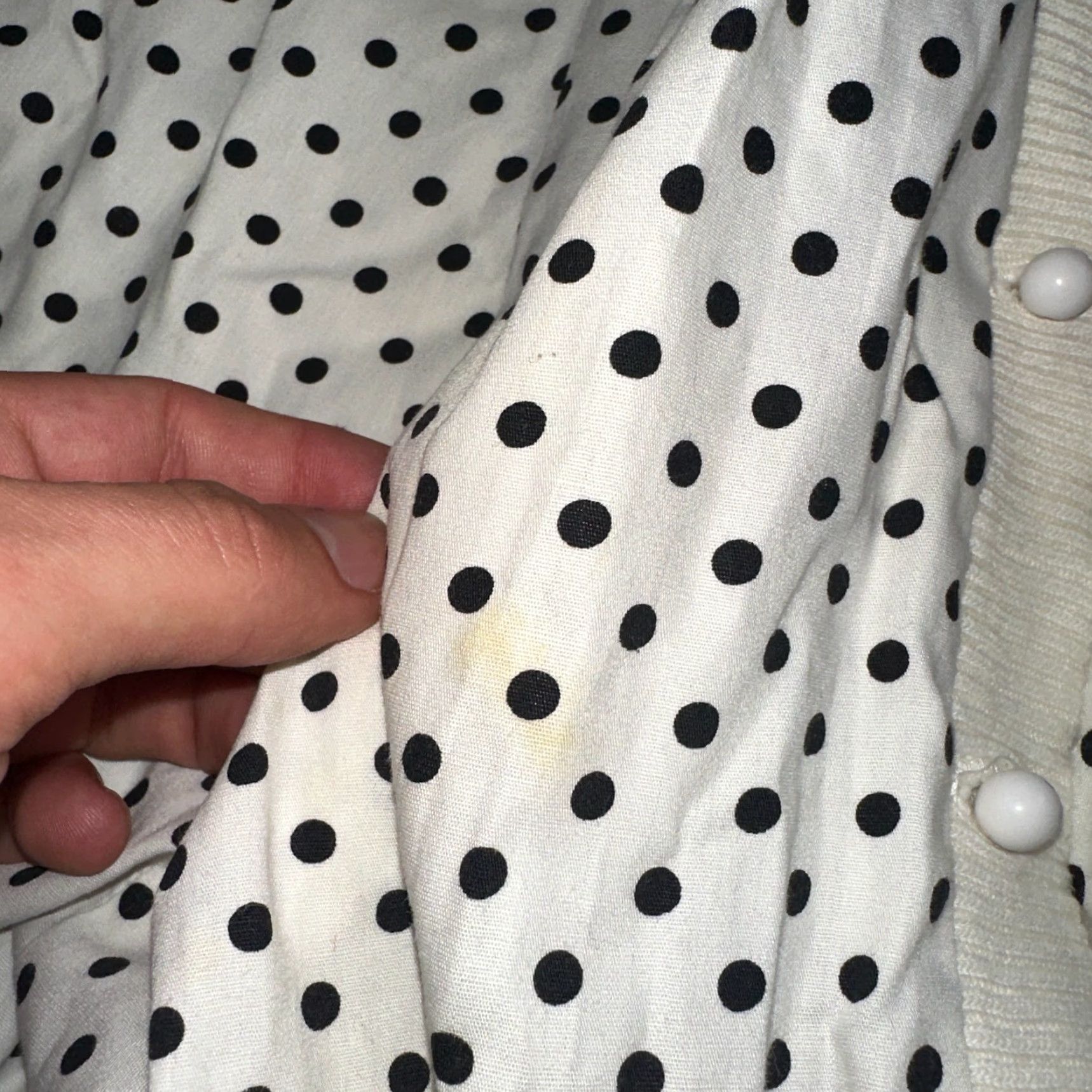Vintage VINTAGE Koret of California Dress Rockabilly 1950s San Francisco Polka Dot Shirt Size S / US 4 / IT 40 - 7 Thumbnail