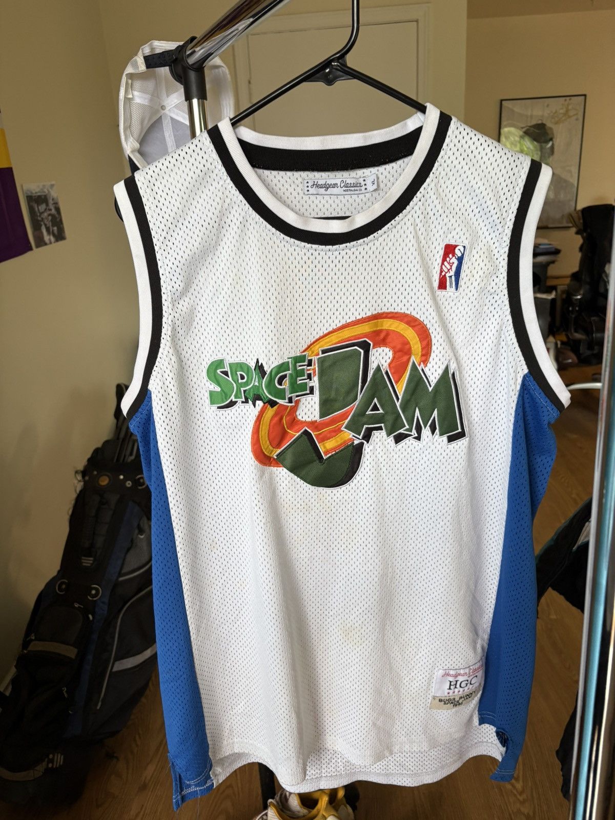 Vintage Bugs Bunny Space Jam Jersey Size US XL / EU 56 / 4 - 3 Thumbnail