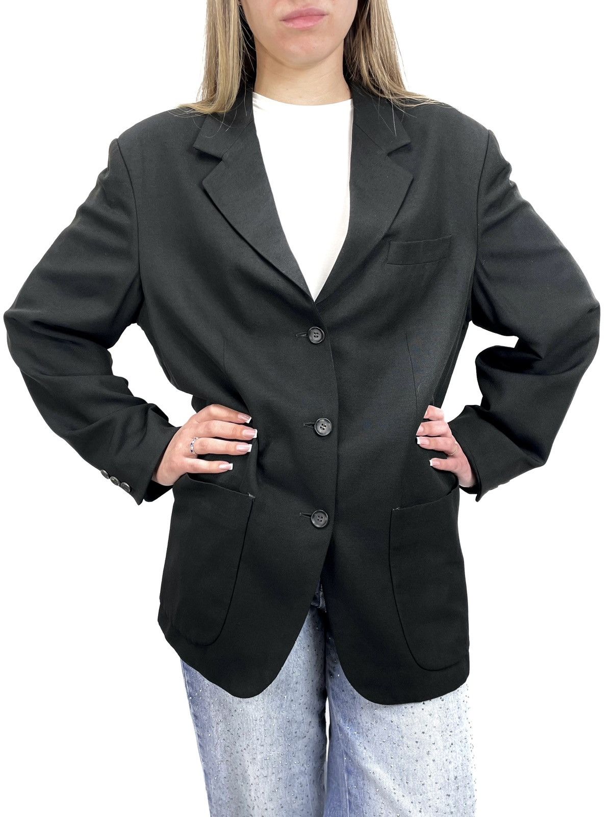 Yohji Yamamoto Vintage Yohji Yamamoto Archive Silk Blend Blazer – Size M Size M / US 6-8 / IT 42-44 - 1 Thumbnail