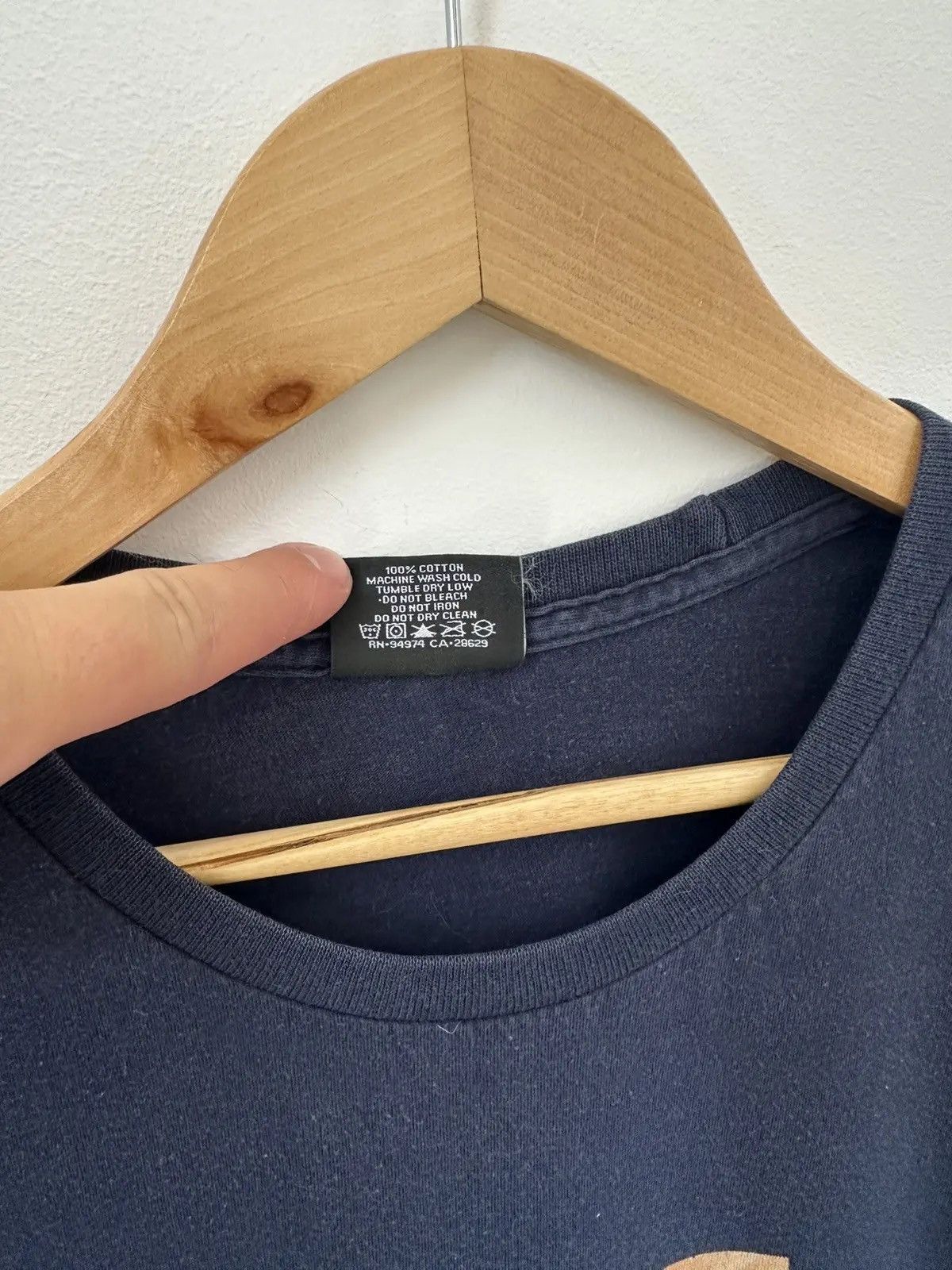 Stussy Vintage Stussy Blue Centr Logo Y2K T-Shirt Size US L / EU 52-54 / 3 - 9 Thumbnail