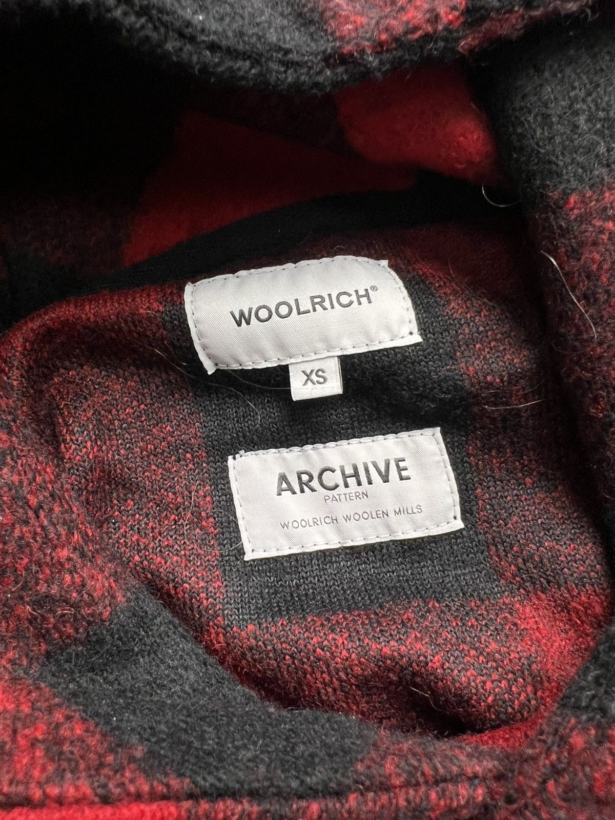 Woolrich Woolen Mills Woolrich checked wool hoodie Size US XS / EU 42 / 0 - 6 Thumbnail