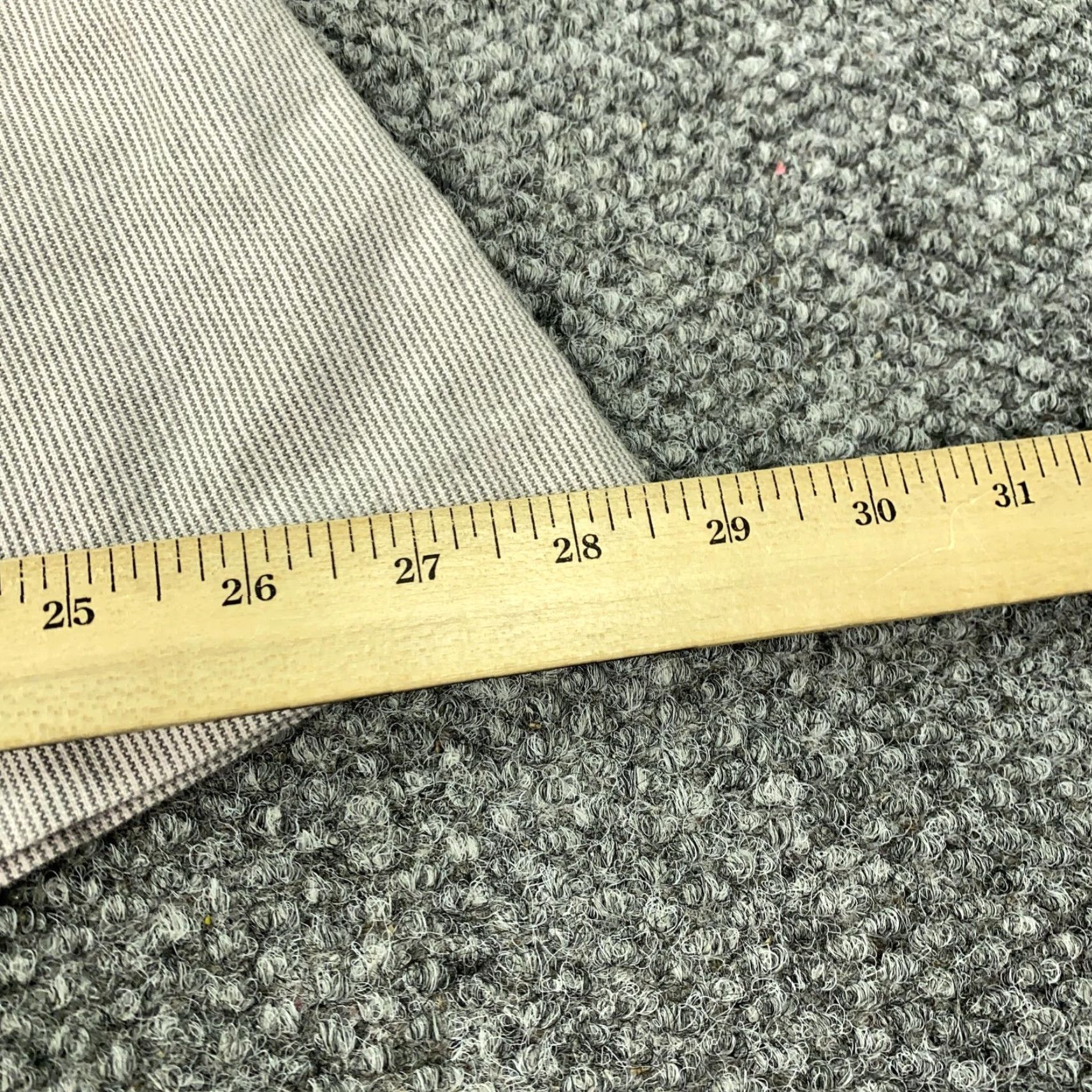 Vintage VINTAGE Rampage Skirt Womens 11 Beige Gray Pinstripe Button Front A-Line 90s Size 32" / US 10 / IT 46 - 6 Thumbnail