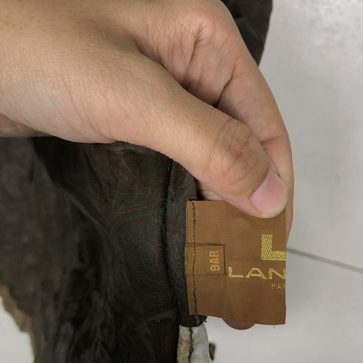 Lancel 🔥Rich Brown - Long Fly Jacket Genuine Leather Lance Paris Size US M / EU 48-50 / 2 - 15 Thumbnail