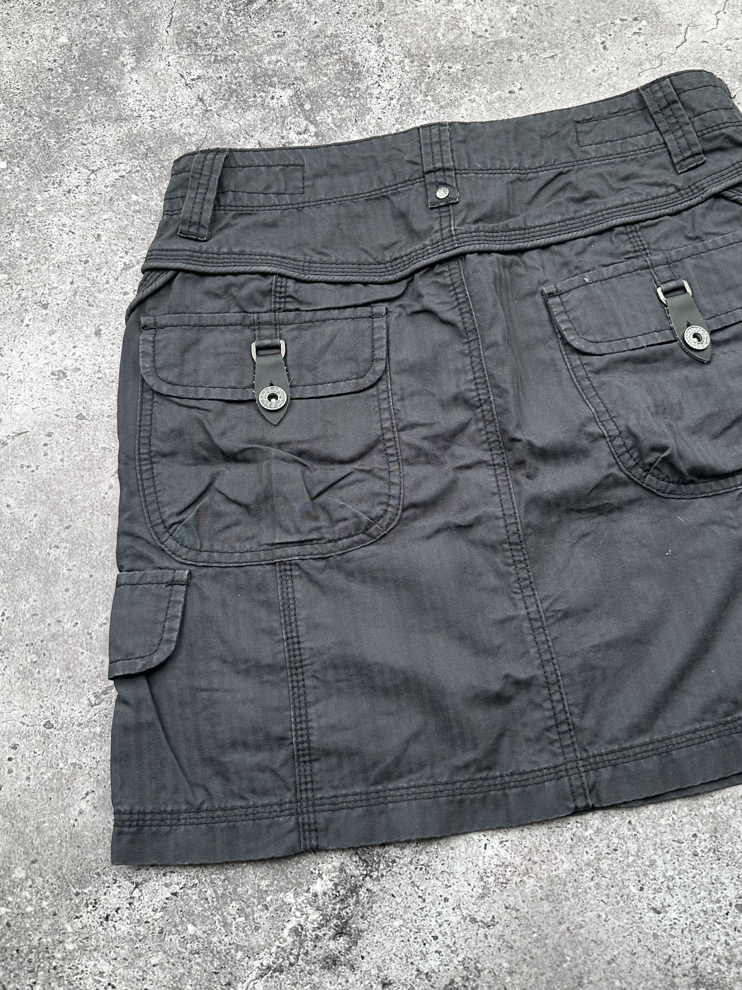 Japanese Brand Vintage Cargo Mini Skirt C174(V639)(E8) Size 27" / US 4 / IT 40 - 5 Thumbnail