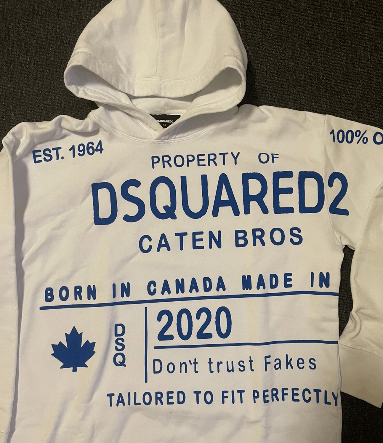 Dsquared2 DSQUARED2 white oversized Sweatshirts hoodie XS Size US XS / EU 42 / 0 - 2 Thumbnail