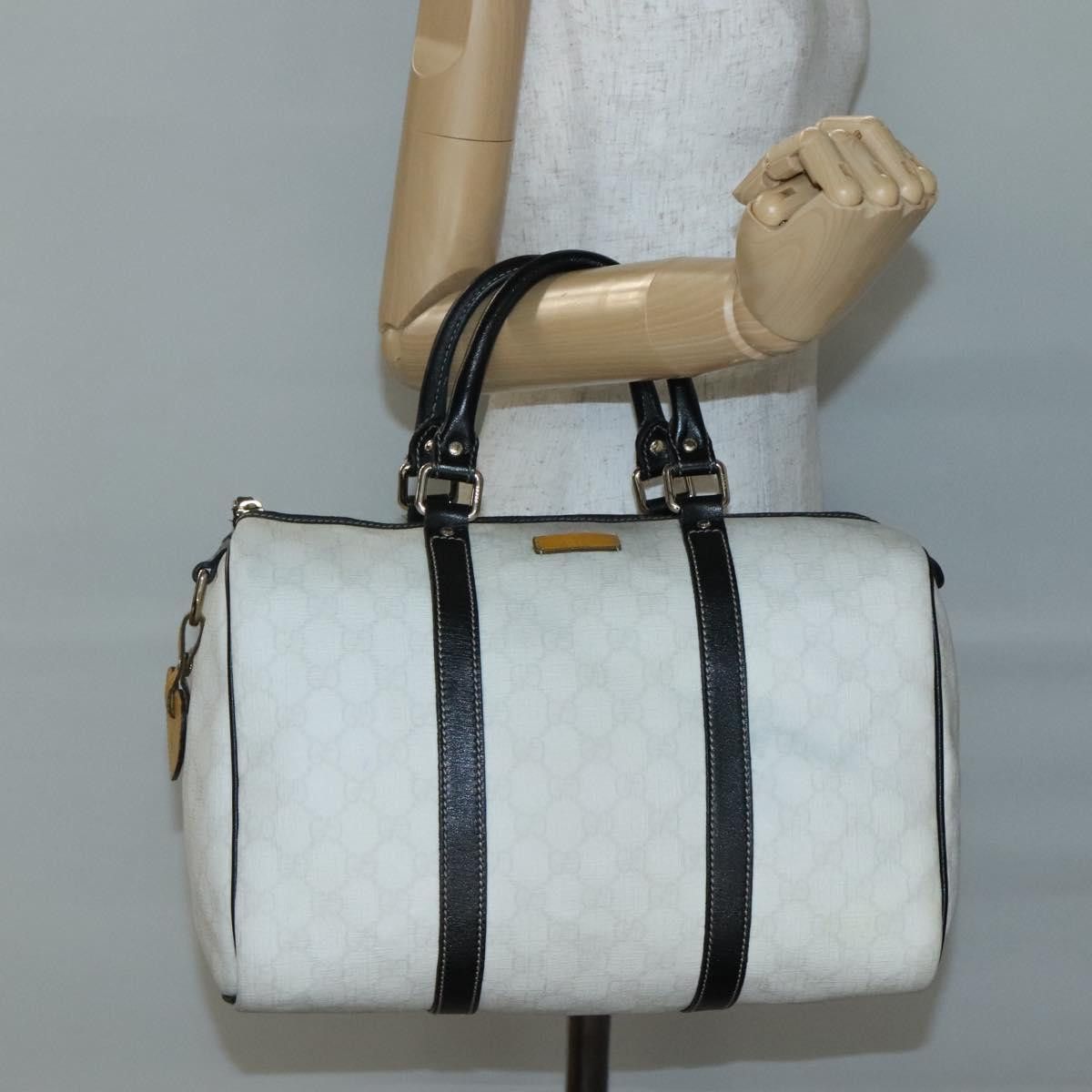 Gucci GUCCI GG Supreme Boston Bag Pvc White Gold Size ONE SIZE - 24 Thumbnail
