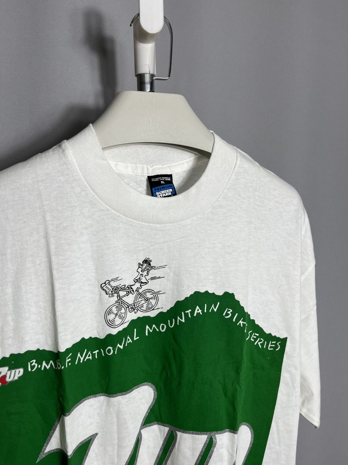 Other Screen Stars 1985 Fido Dido 7UP vintage t-shirt mens white Size US XL / EU 56 / 4 - 2 Thumbnail
