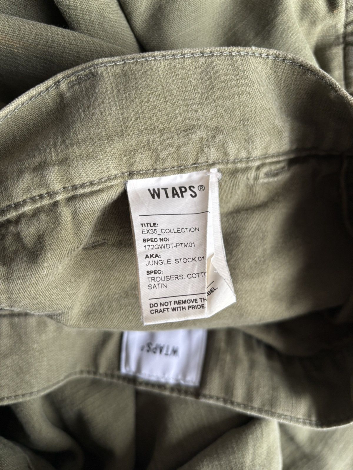 Wtaps Wtaps Jungle Stock 01 Cargo Pants Size US 30 / EU 46 - 9 Thumbnail