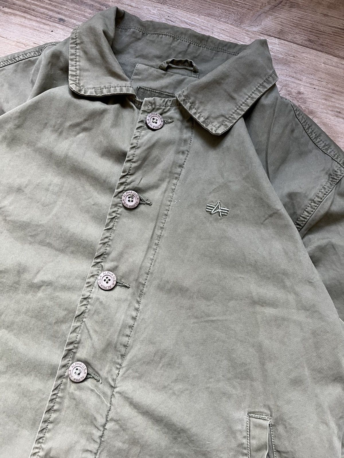 Alpha Industries Alpha Industries military vintage overshirt Size US L / EU 52-54 / 3 - 4 Thumbnail