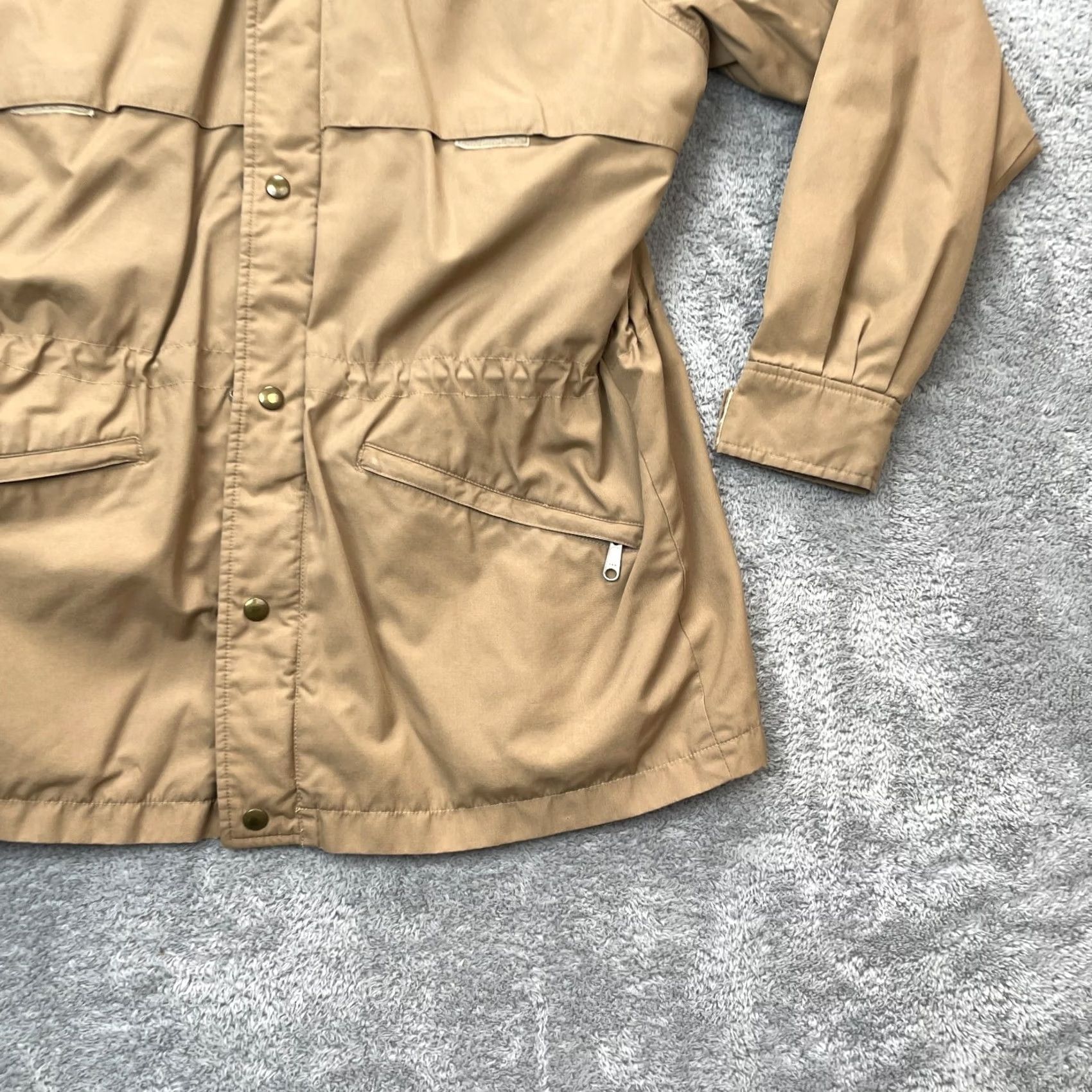 The North Face VINTAGE The North Face Jacket Womens Medium Beige Windy Pass Coat Detachable Hood Size M / US 6-8 / IT 42-44 - 5 Thumbnail