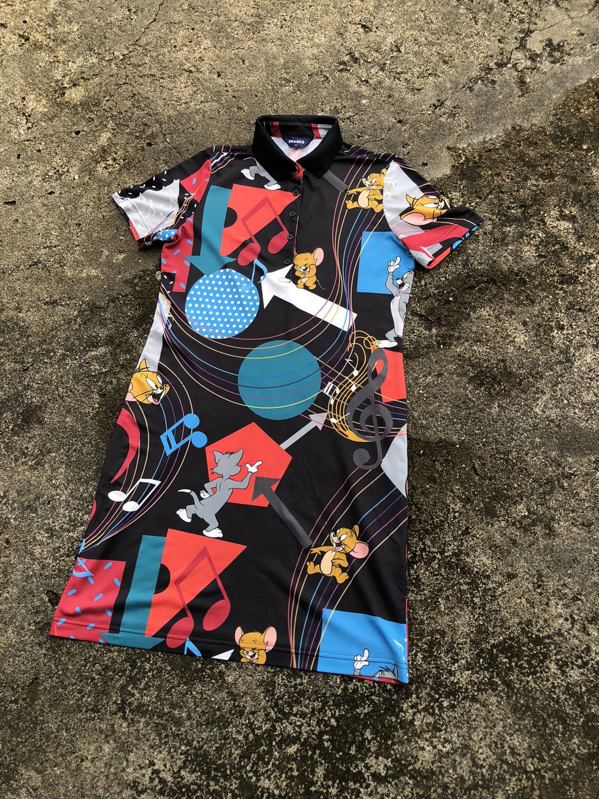 Japanese Brand Sparks Japan Tom and Jerry Cartoon Disney All Over Print Size XXL / US 16-18 / IT 52-54 - 15 Thumbnail