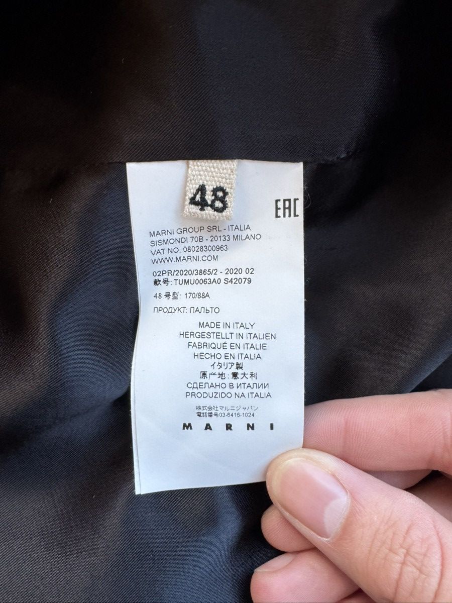 Marni Marni Checkered Wool Coat Size US M / EU 48-50 / 2 - 5 Thumbnail
