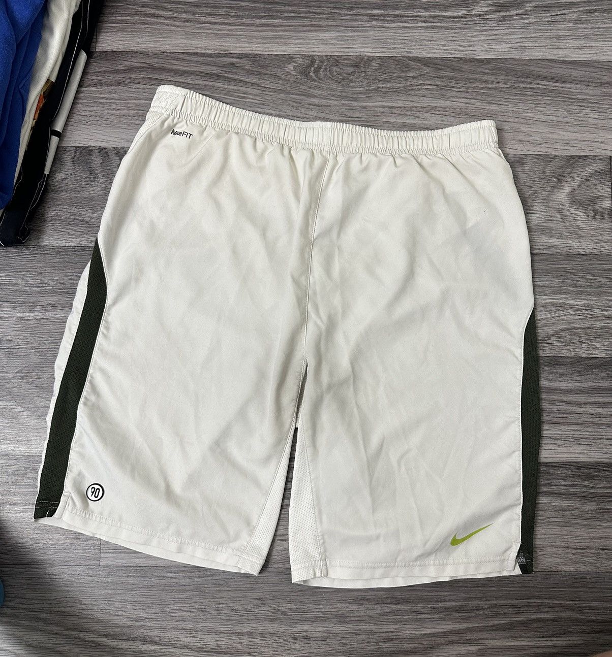 Nike × Nike ACG × Vintage Nike Vintage y2k white total 90 shorts drill streetwear Size US 32 / EU 48 - 1 Thumbnail