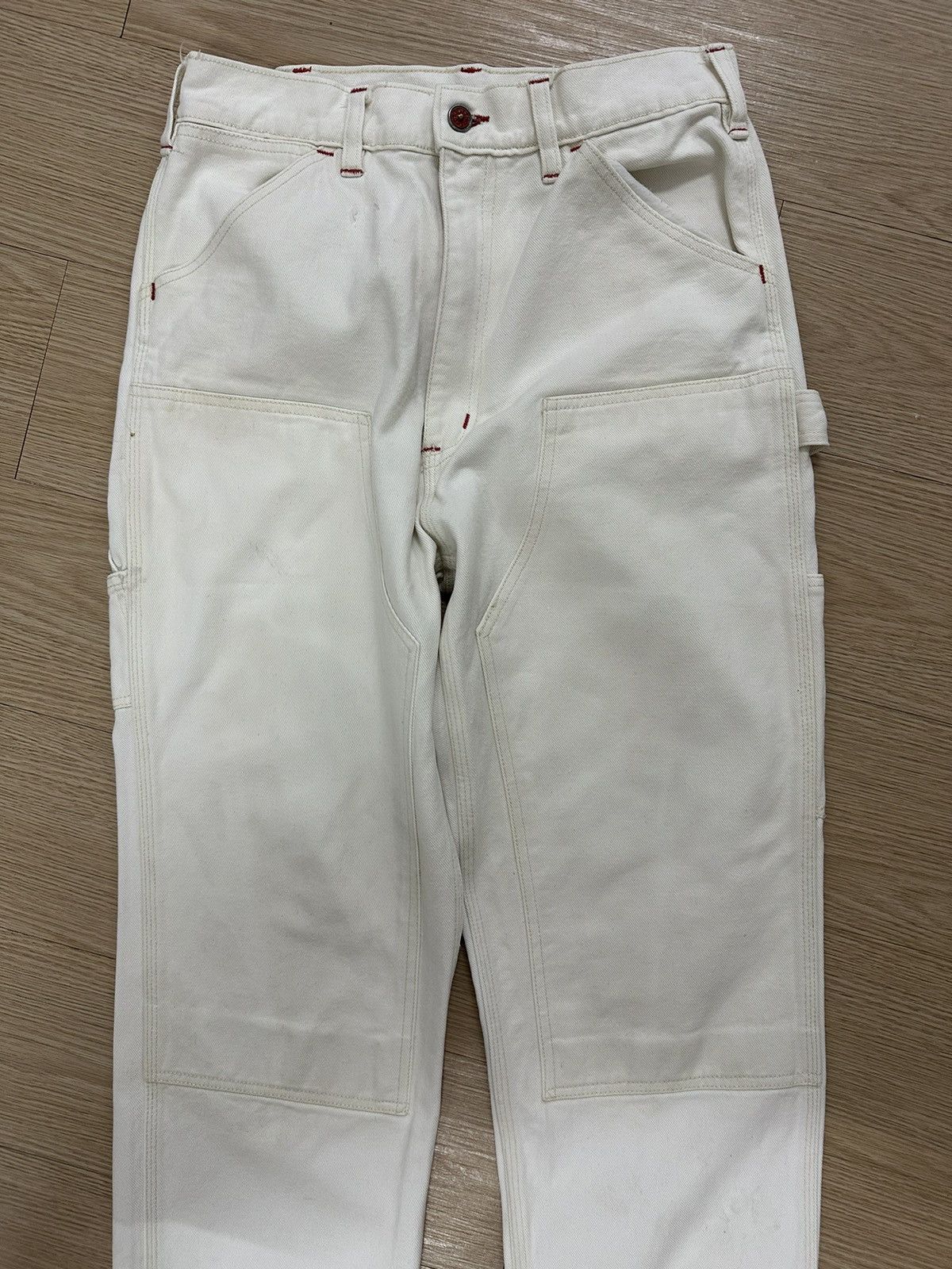 Beauty Beast × Vintage Vintage Hot Crew No 7 Perkins Double Knee Carpenter Pants Size US 29 - 3 Thumbnail