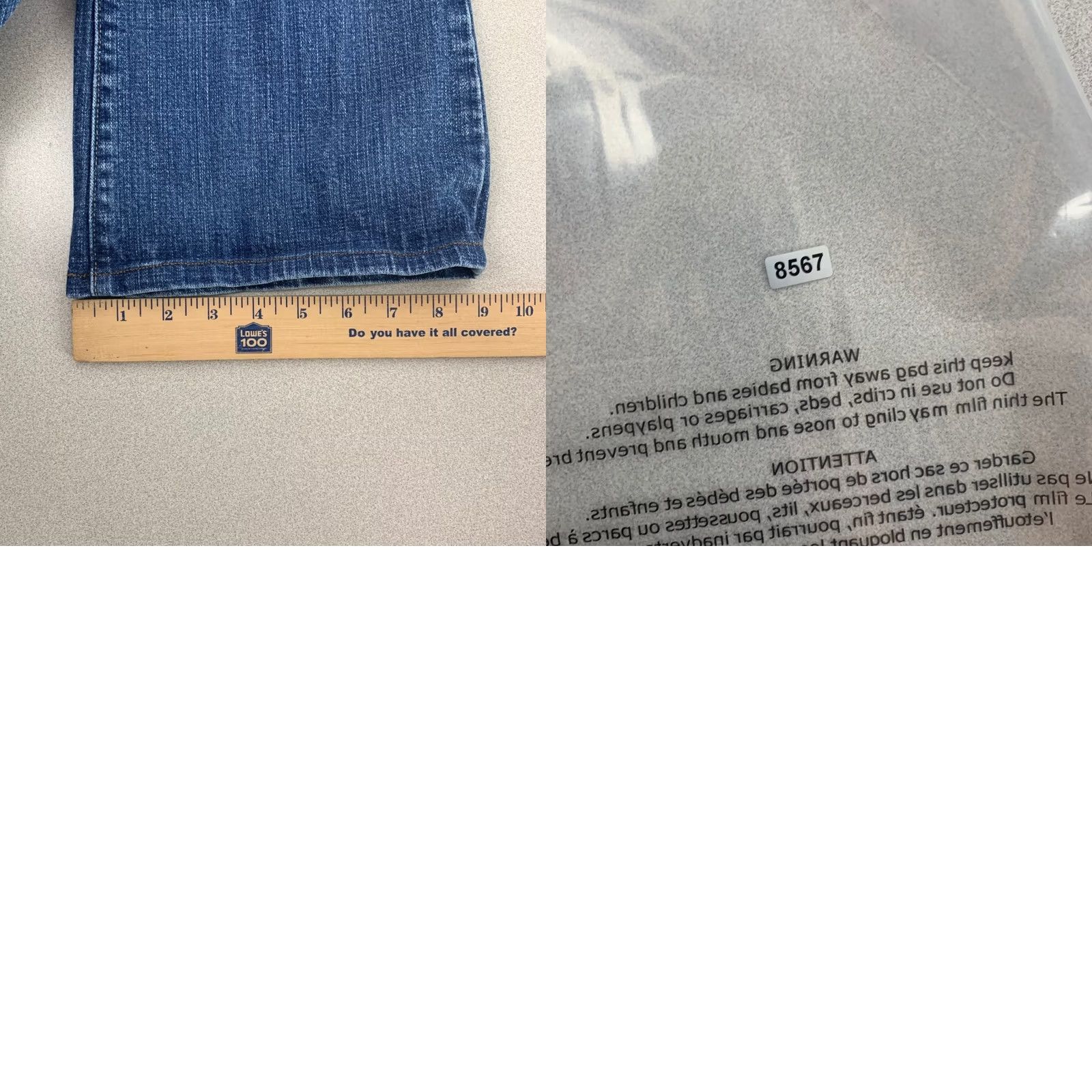 Levi's Levi's 515 Bootcut Jeans 16 Short Blue Medium Wash Stretch Womens Size 38" / US 16 / IT 52 - 9 Thumbnail