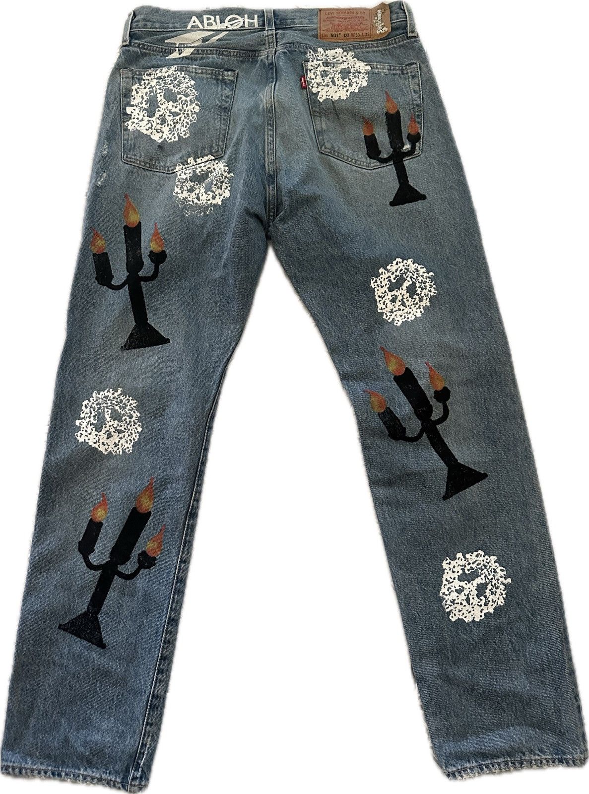 DENIM TEARS DENIM TEARS x Virgil Abloh “Message in a Tear” Size US 33 - 2 Thumbnail