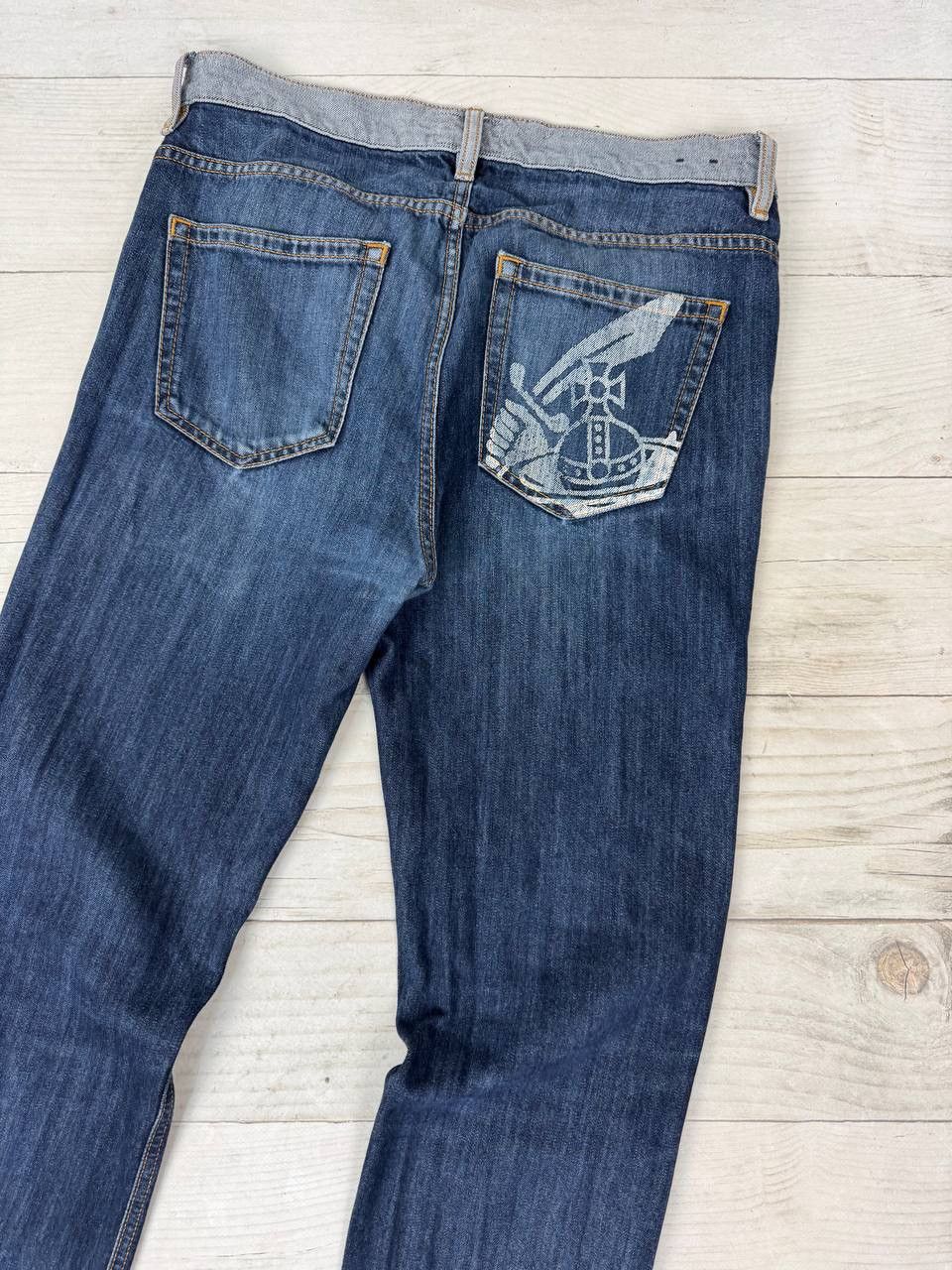 Vivienne Westwood Vivienne Westwood Anglomania Denim Jeans Big Logo Y2K Size US 30 / EU 46 - 16 Thumbnail