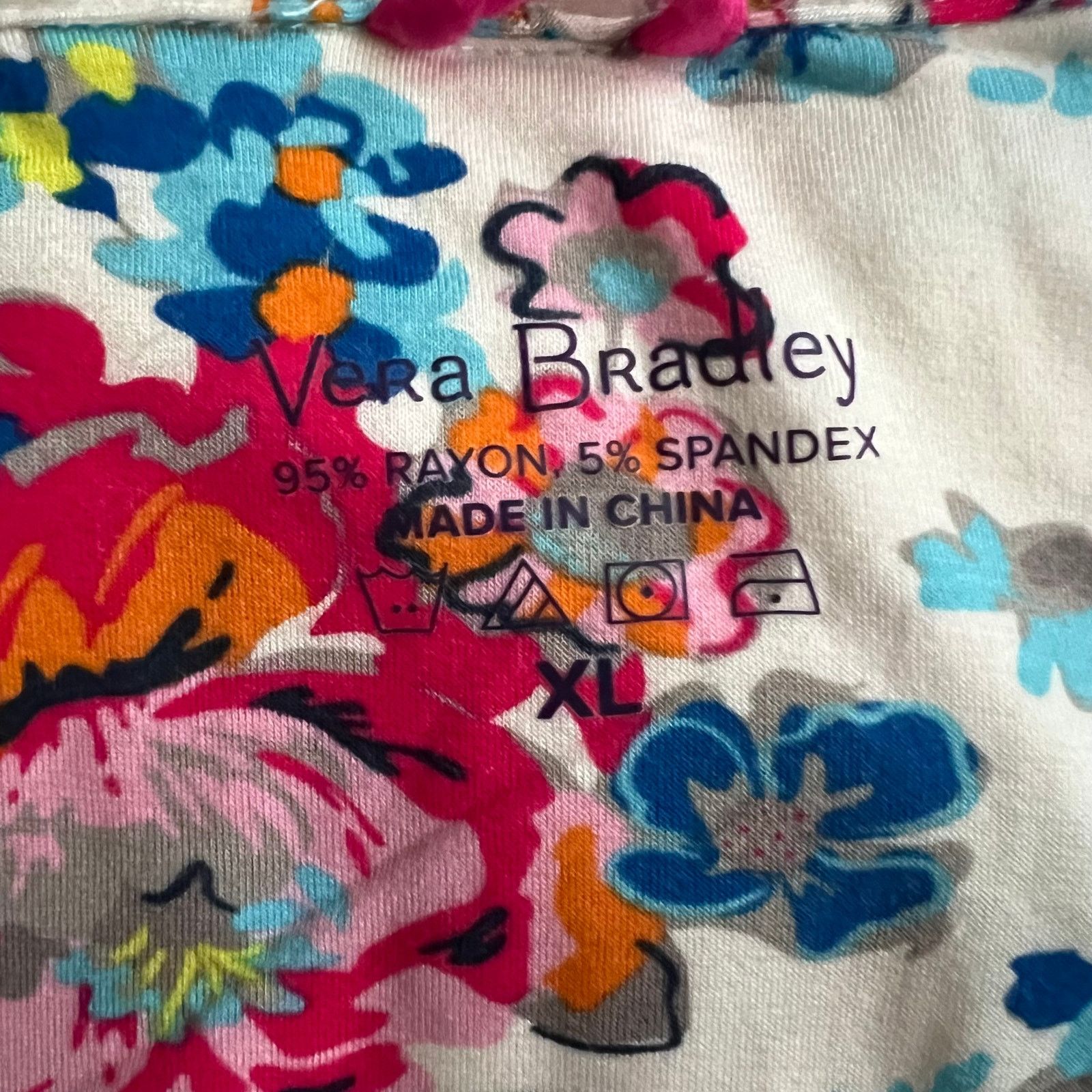 Vera Bradley VERA BRADLEY Pretty Posies Heather Wrap Robe w/ Tags, XL Size ONE SIZE - 8 Thumbnail