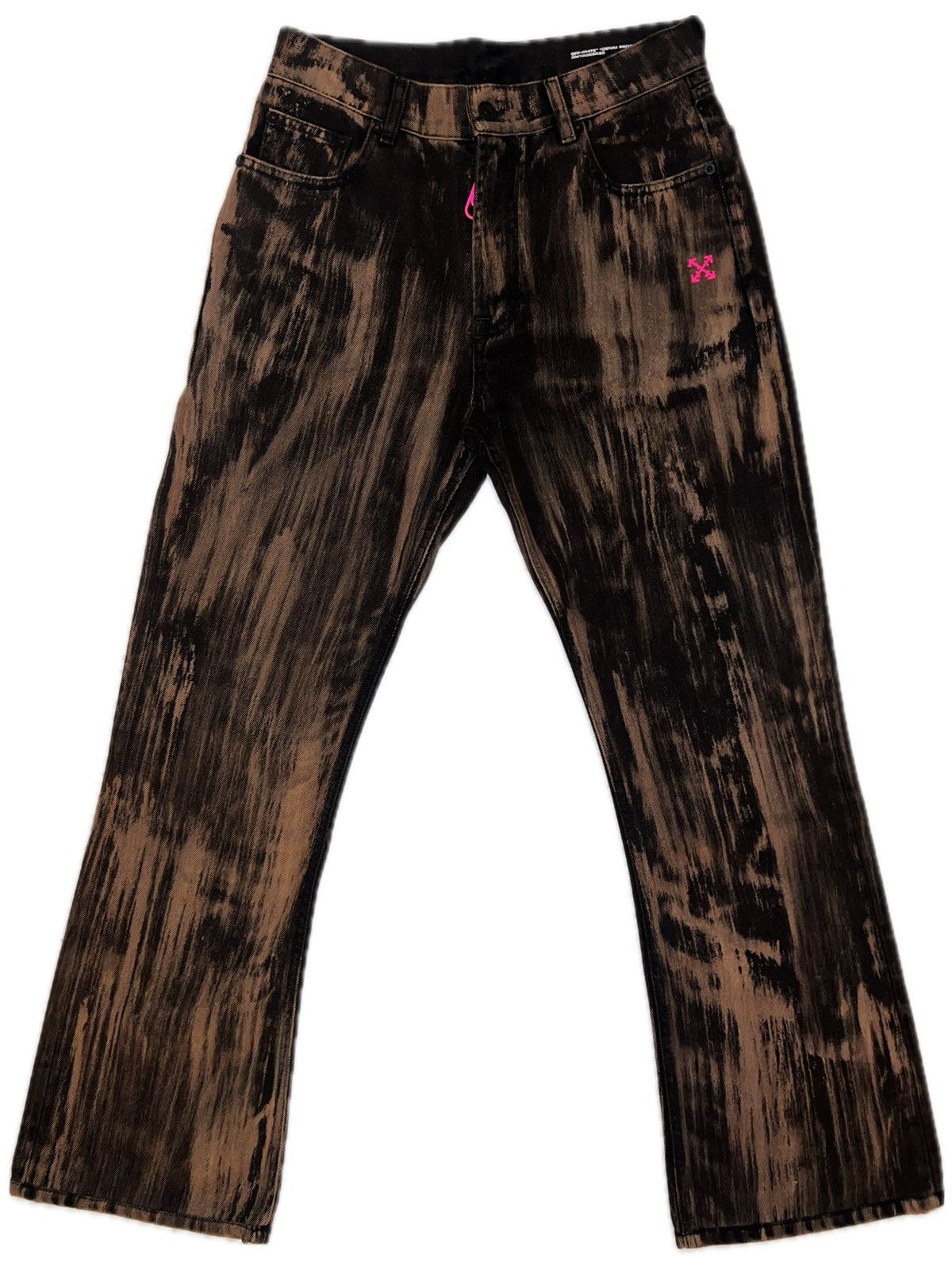 Off-White Bleach Wash Jeans