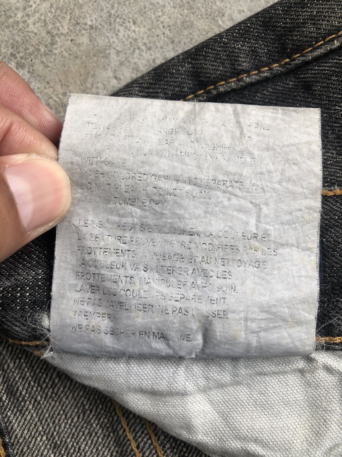 Comme des Garcons Comme des Garcons Homme Selvedge Denim Distressed Jeans Size US 32 / EU 48 - 24 Thumbnail