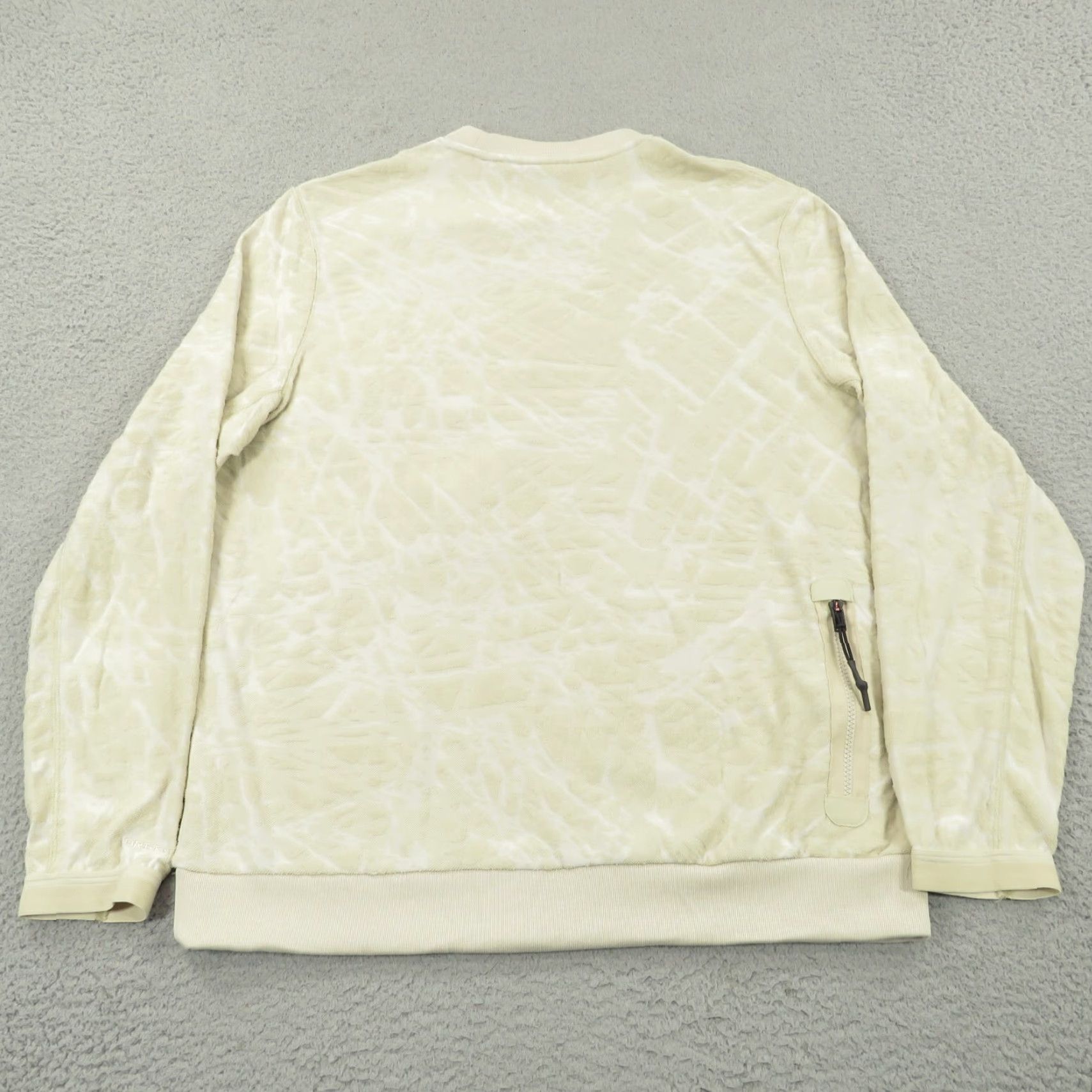 Nike Nike Sweatshirt Mens Medium ADV Dri Fit Pullover Tech Pack Crewneck Orewood Brown Beige Logo Pocket Fleece Dri Fit, NF? Size US M / EU 48-50 / 2 - 2 Thumbnail