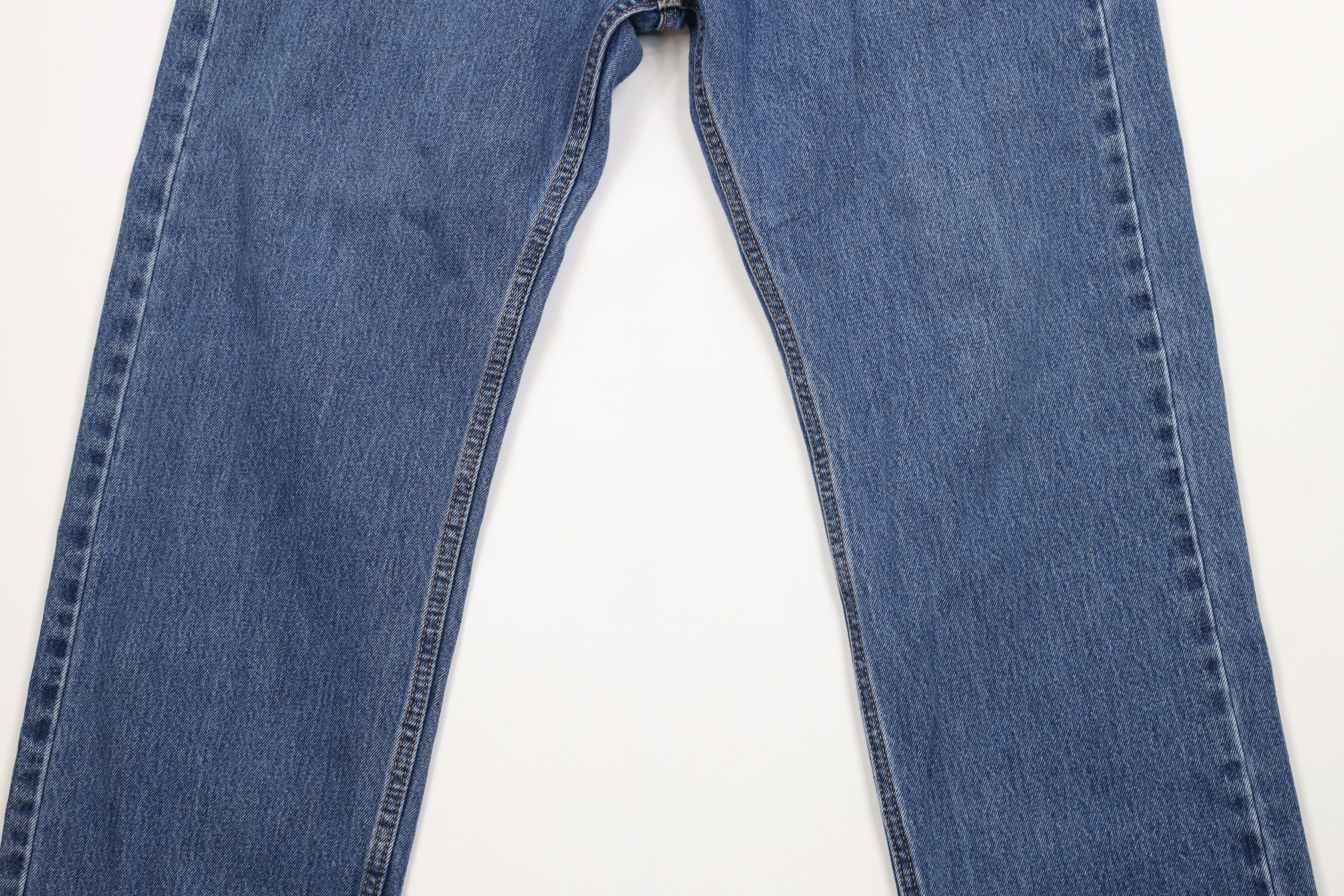 Levi's × Vintage Vintage Y2K Levis 505 Regular Fit Denim Jeans Blue Cotton Size US 36 / EU 52 - 3 Thumbnail