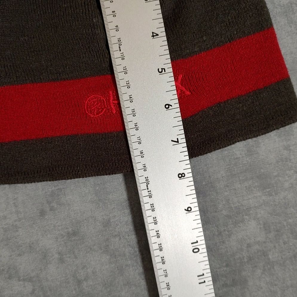 Helix Helix Y2K stripe streetwear skater skull cap beanie mens OS Size ONE SIZE - 5 Thumbnail