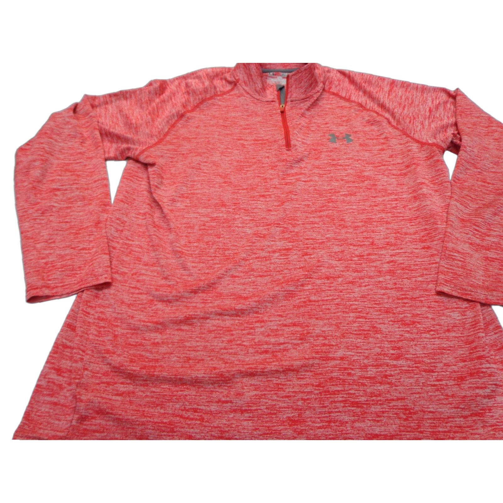 Under Armour Under Armour HeatGear Long Sleeve Shirt Red Medium 1/4 Zip Loose Fit Mens Regular Size M Size US M / EU 48-50 / 2 - 1 Thumbnail
