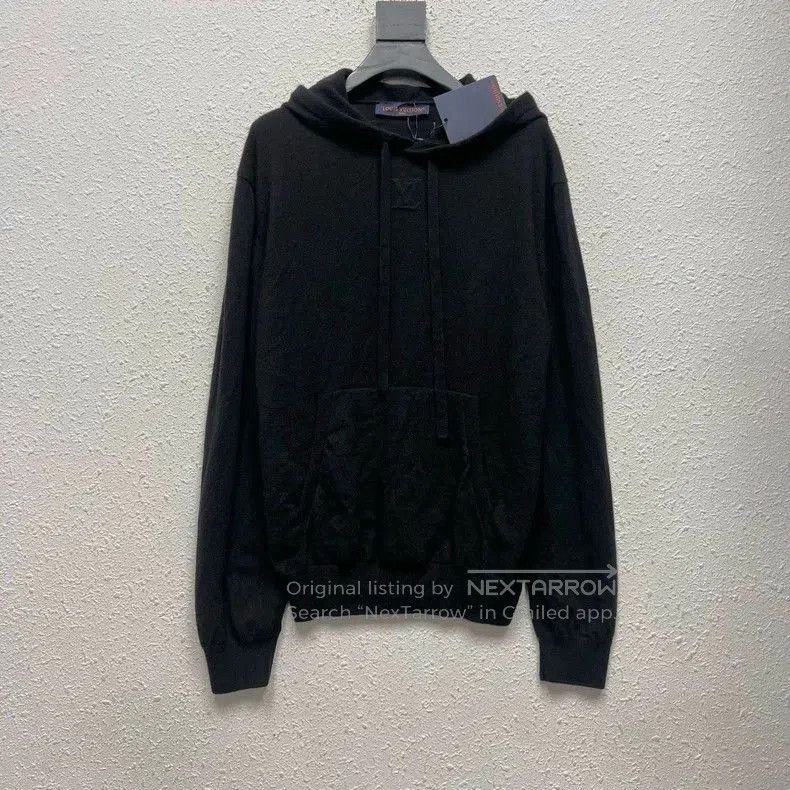 Louis Vuitton Louis Vuitton Black Logo Hooded Cashmere Sweatshirt. Size US M / EU 48-50 / 2 - 1 Thumbnail