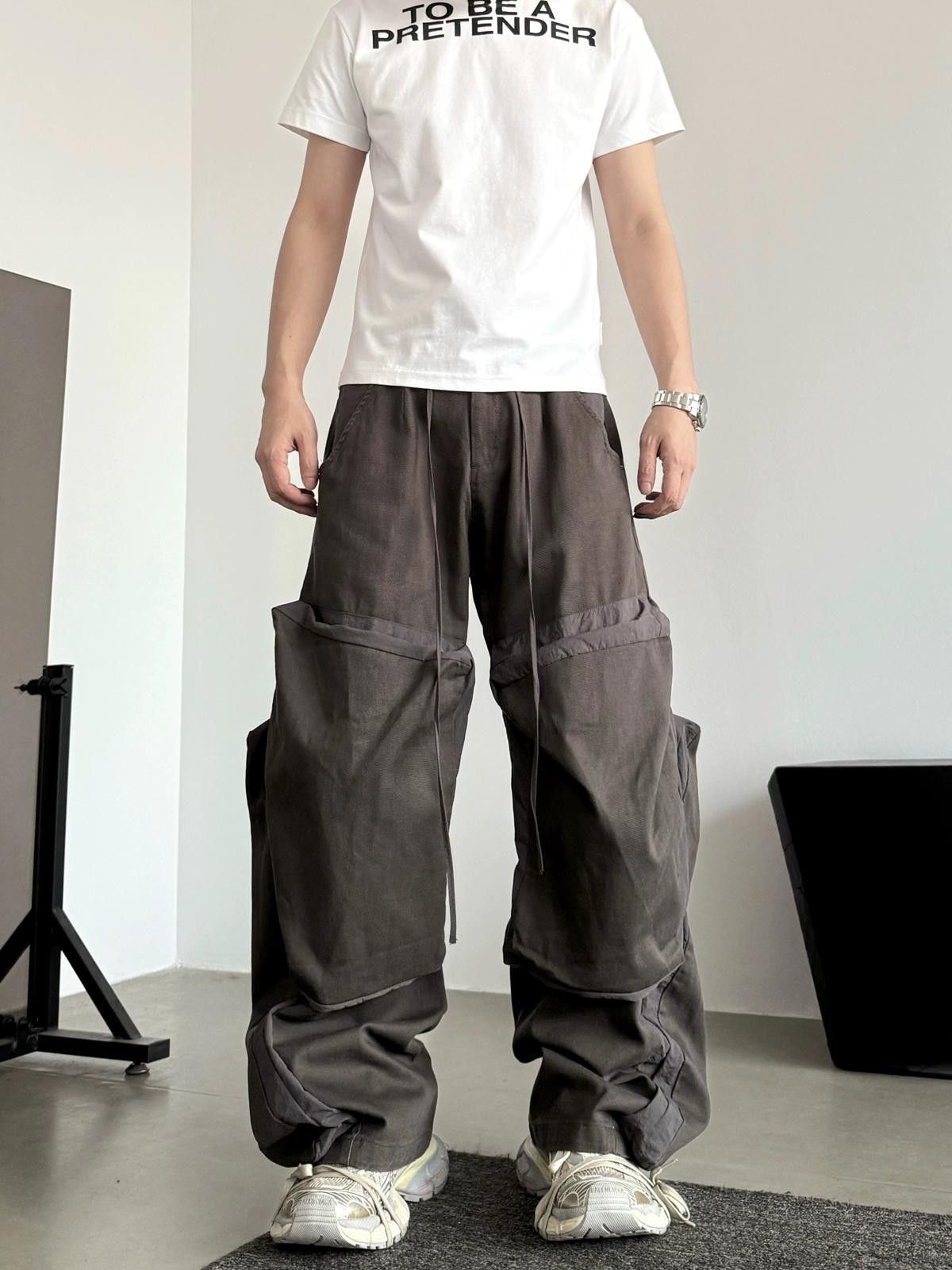 Athletic Baggy Cargo Ultra Wide Leg Sweatpants