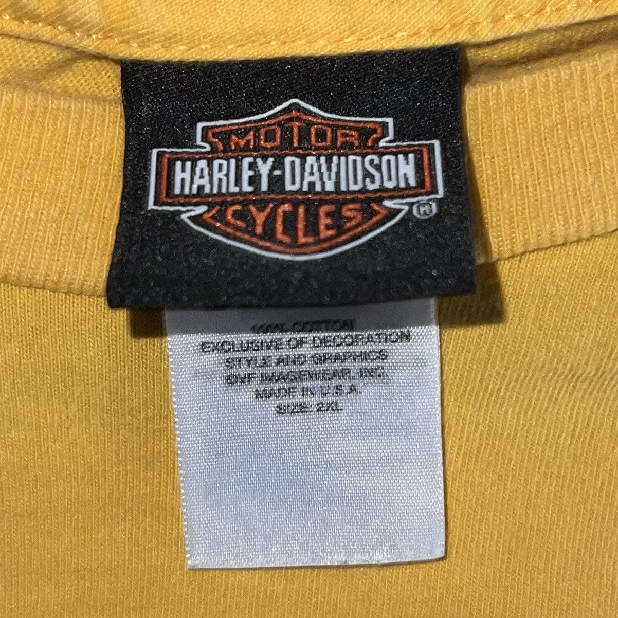 Harley Davidson × Vintage Vintage Harley Davidson Eagle T-Shirt Size US XXL / EU 58 / 5 - 7 Thumbnail