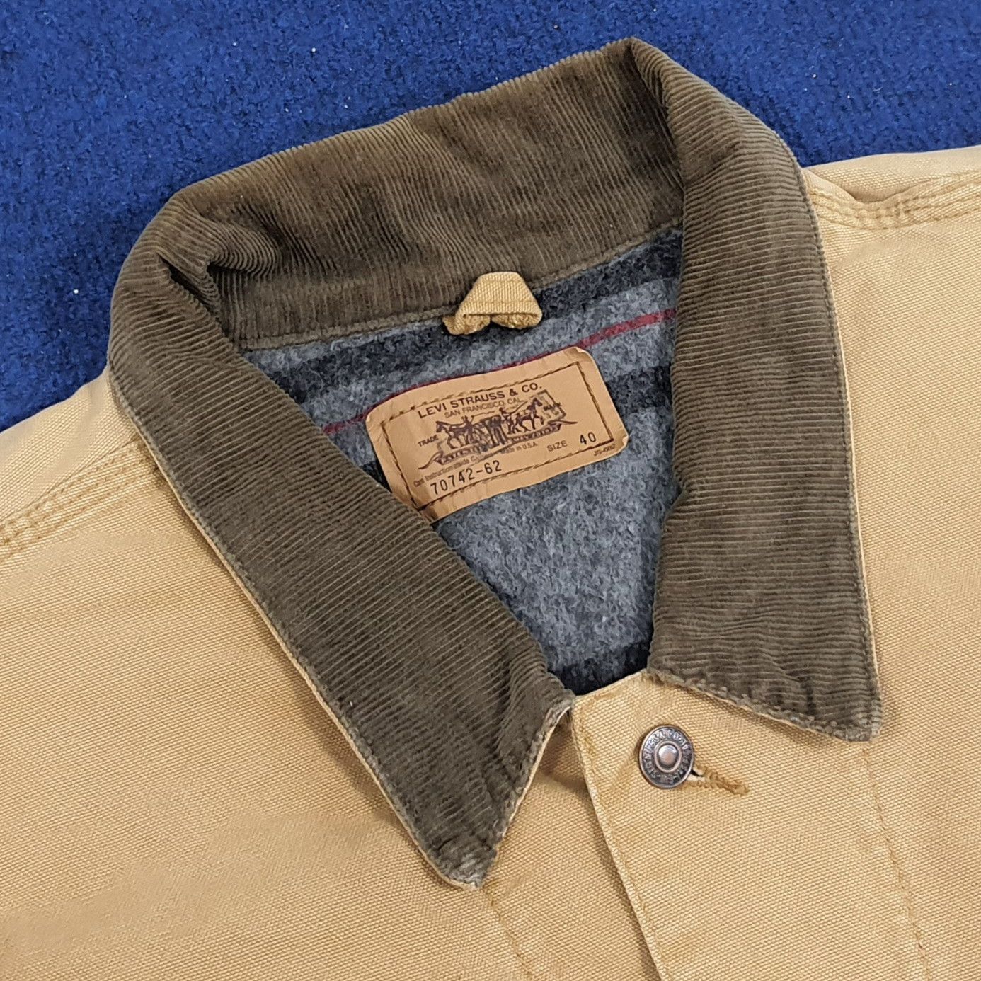 Levi's × Vintage Vintage Levi's San Francisco Workers Jacket Size US XL / EU 56 / 4 - 4 Thumbnail