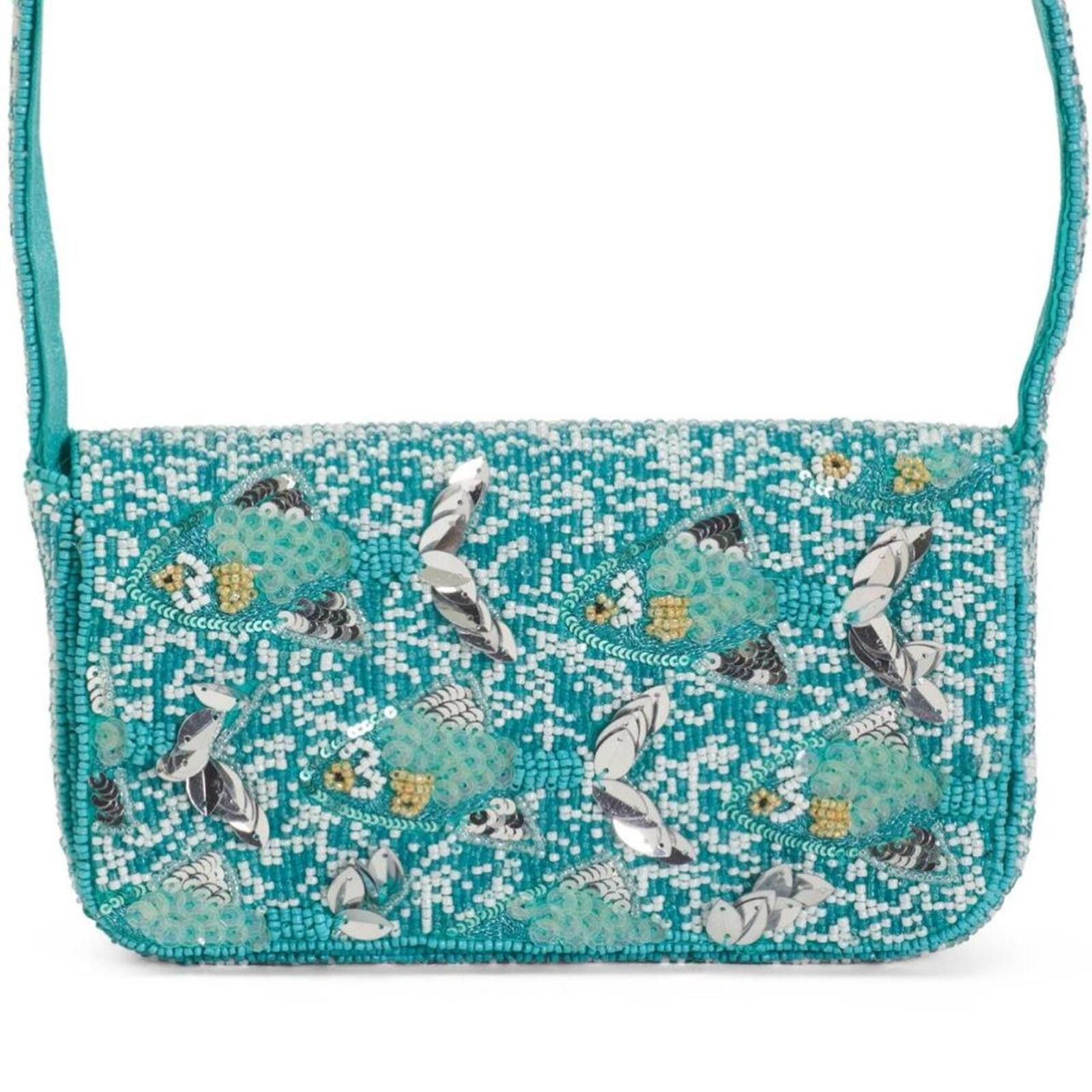 Marsell TikTok Viral Beaded Bag Sardine Fish with Sequins Size ONE SIZE - 2 Thumbnail