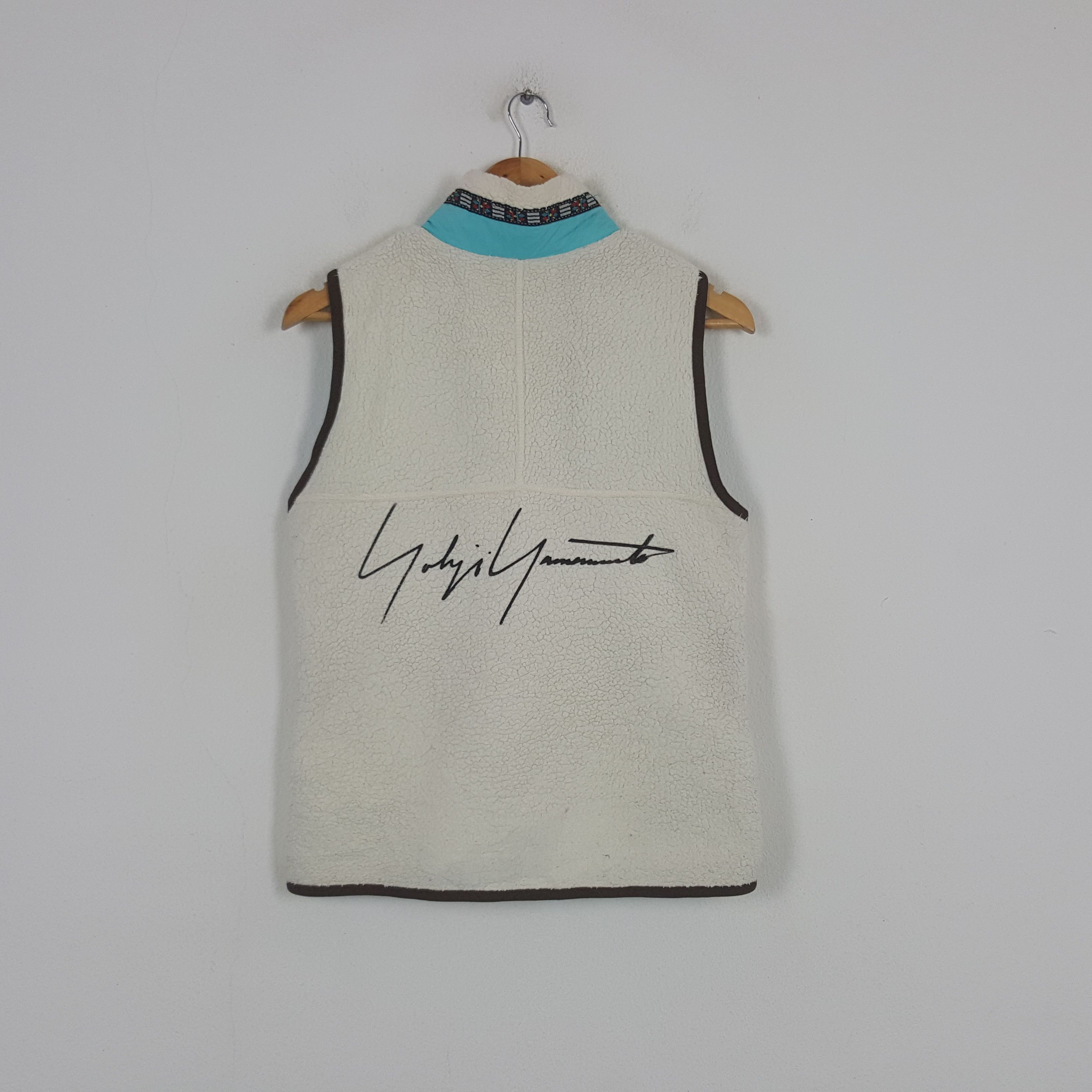 Adidas × Japanese Brand × Vintage Vintage Adidas Yohji Yamamoto Japan Custom Art Sherpa Vest Size US XS / EU 42 / 0 - 3 Thumbnail