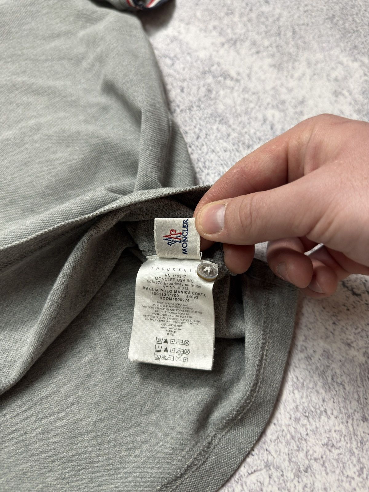 Moncler Moncler Maglia Polo Manica Corta Shirt Old Money Style Sz M Size US M / EU 48-50 / 2 - 9 Thumbnail