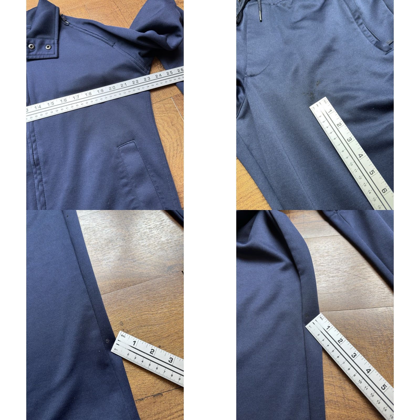 Adidas Y2K Adidas Y-3 Yohji Yamamoto Tech Track Suit Jacket Pants Blue Mens 2XL Full Zip Size 48R - 10 Thumbnail