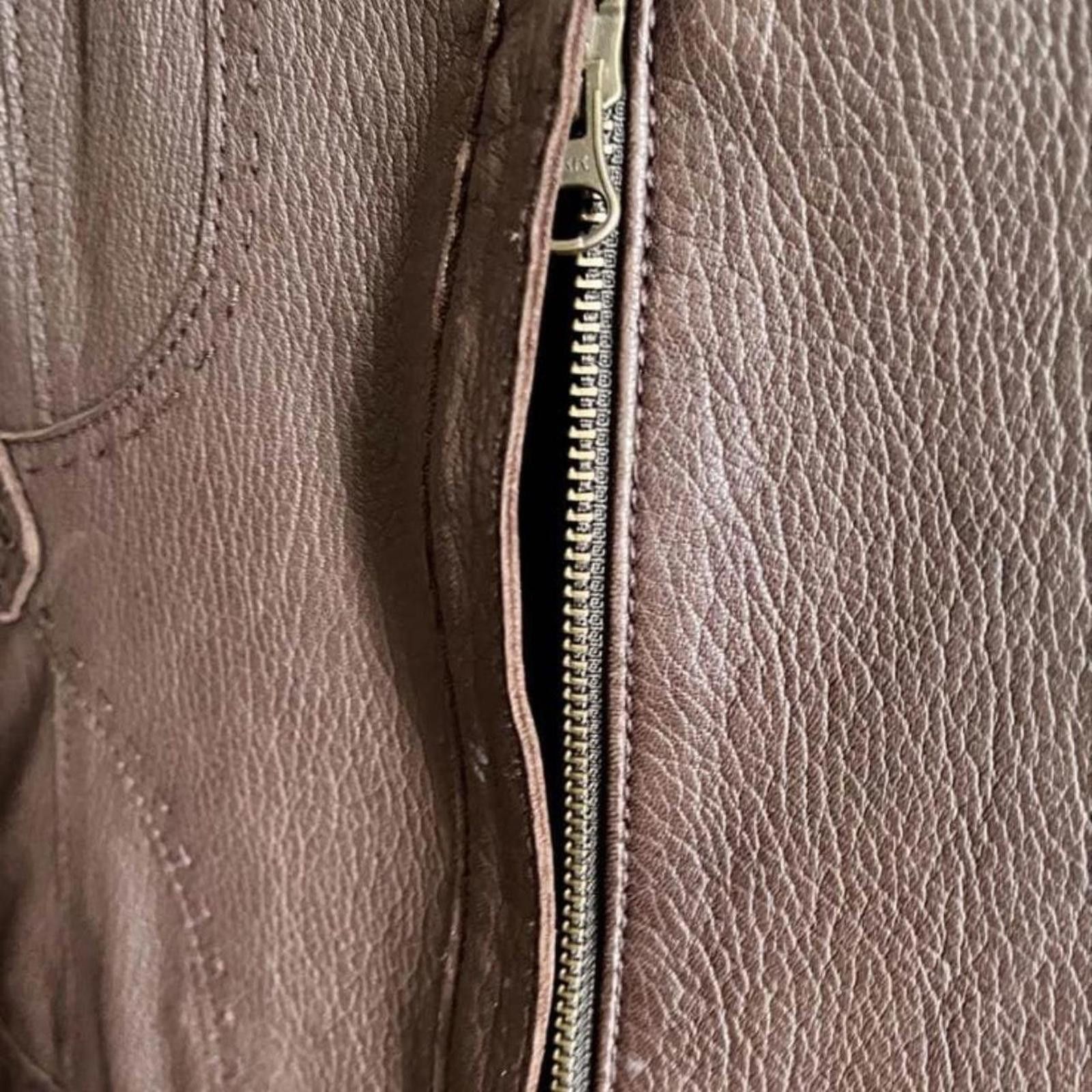 Other Real leather 2000s y2k biker style slim fit leather jacket Size XS / US 0-2 / IT 36-38 - 6 Thumbnail