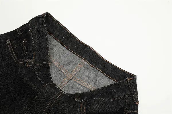 Japanese Brand VIBE Men's simple and versatile casual straight-leg jeans Size US 34 / EU 50 - 4 Thumbnail