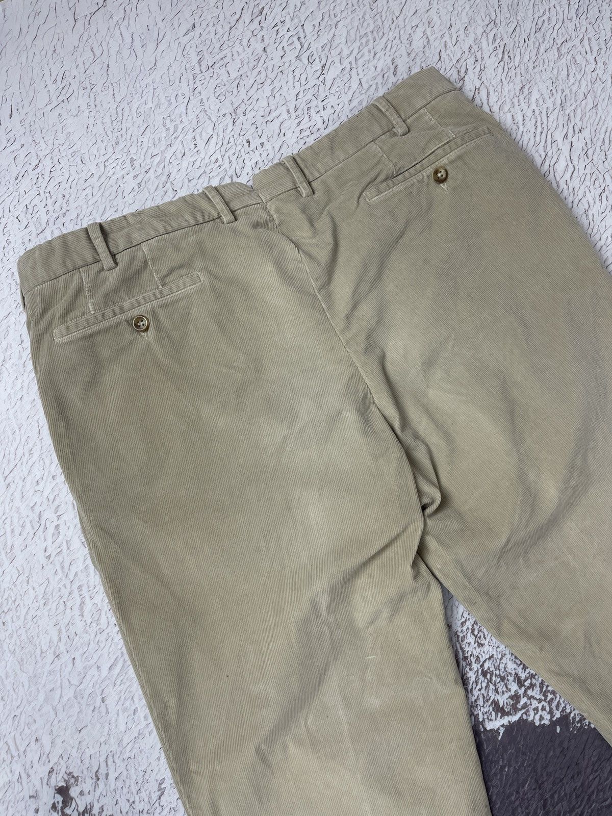Incotex Incotex Venezia High comfort Flexcord beige corduroy pants Size US 38 / EU 54 - 18 Thumbnail